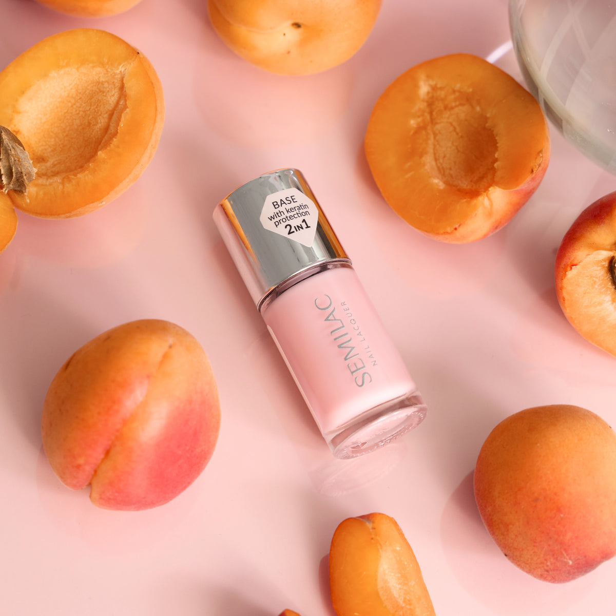 Semilac - Base adhésive à la kératine pour vernis à ongles, 9 ml
