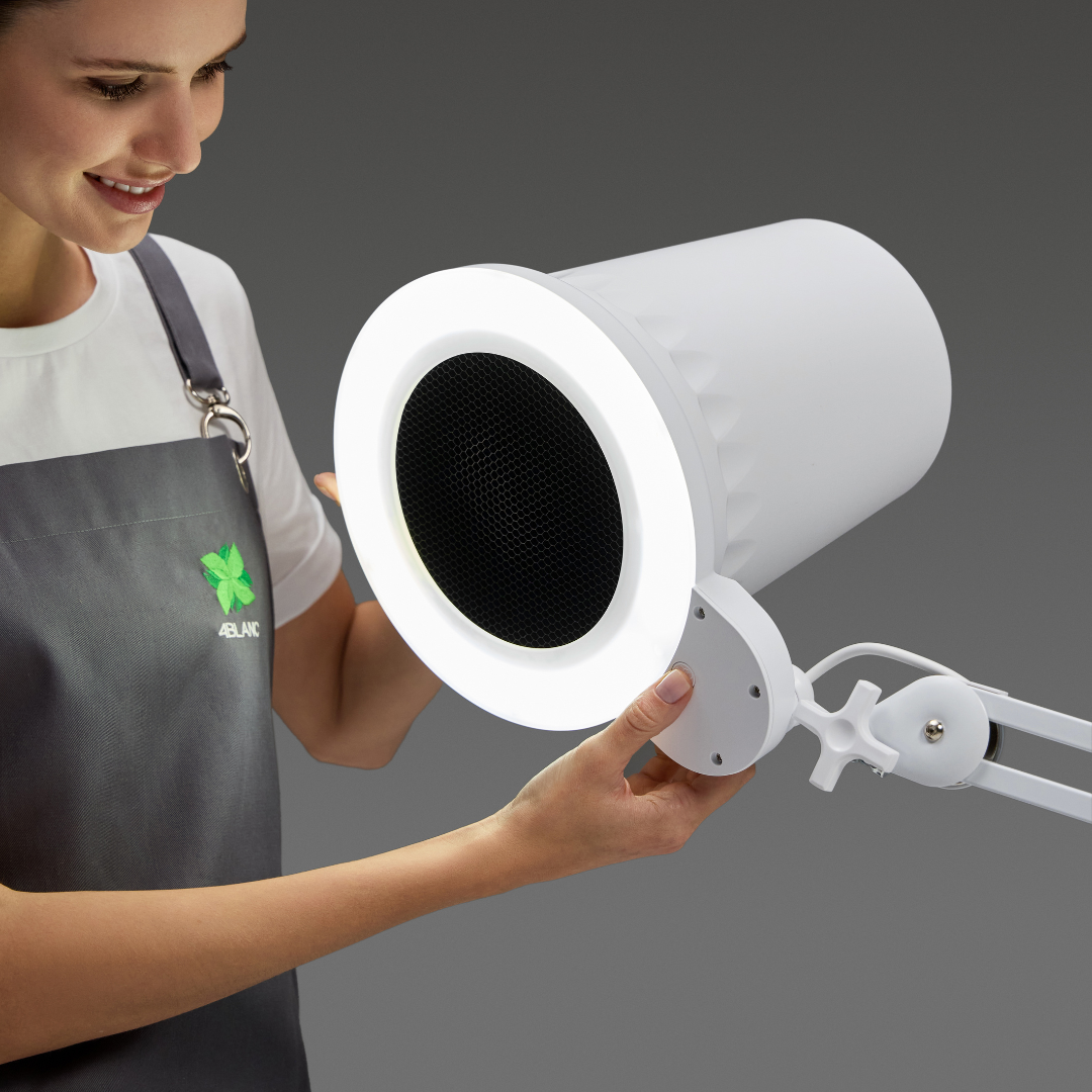 Aspirateur 4BLANC Alize avec fixation de table et éclairage LED