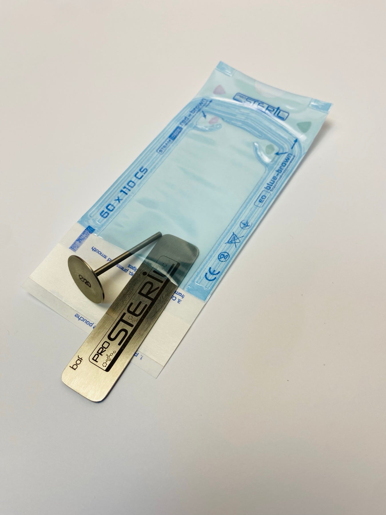 Sacs de stérilisation pour autoclave ProSteril 60 x 110 mm, CS, transparents, avec indicateur, 200 pièces.