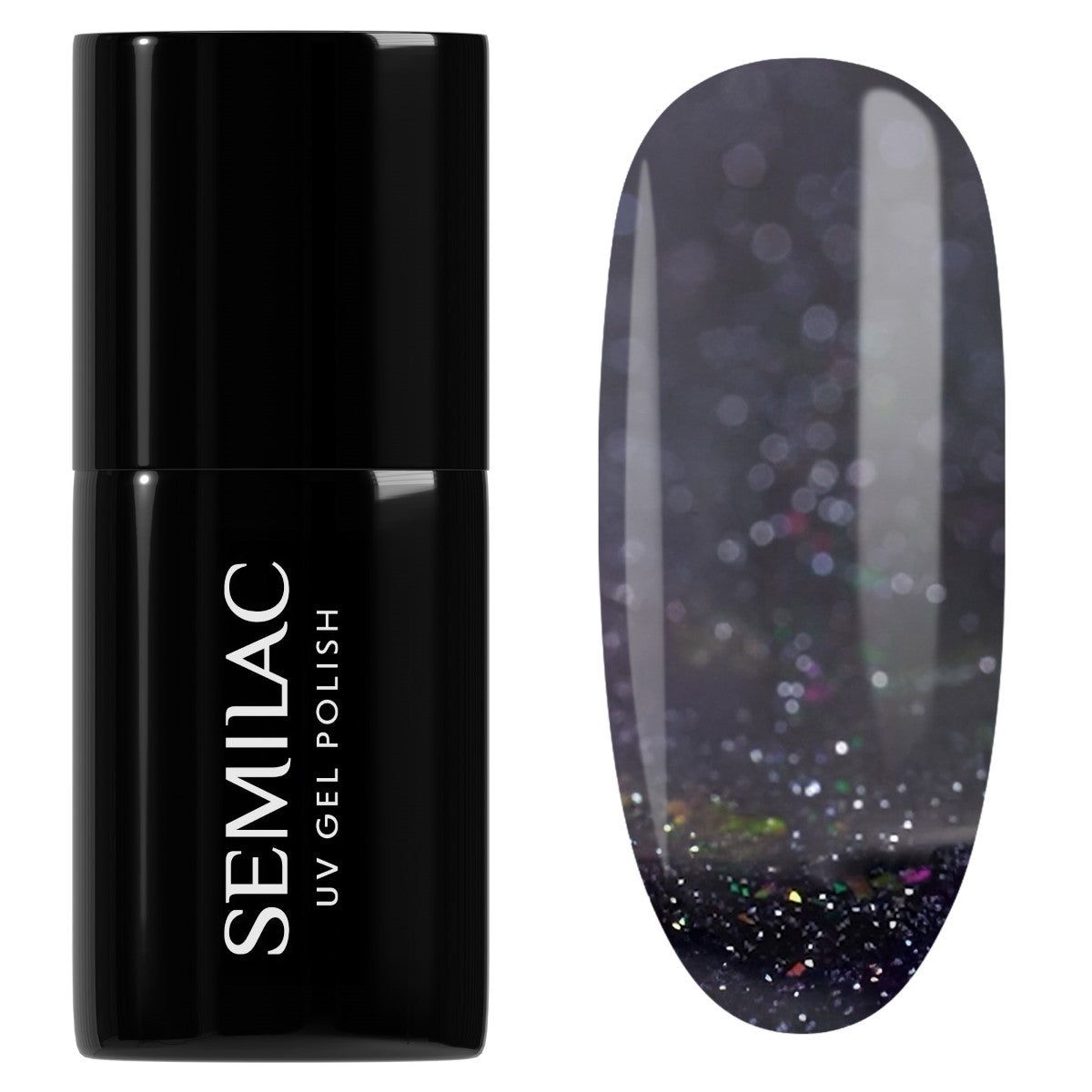 611 Vernis à ongles hybride Semilac Violet Night 7 ml