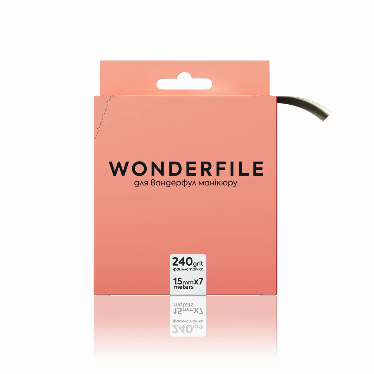Wonderfile Interchangeable file-tape 130x15mm, 240gr, 7m.
