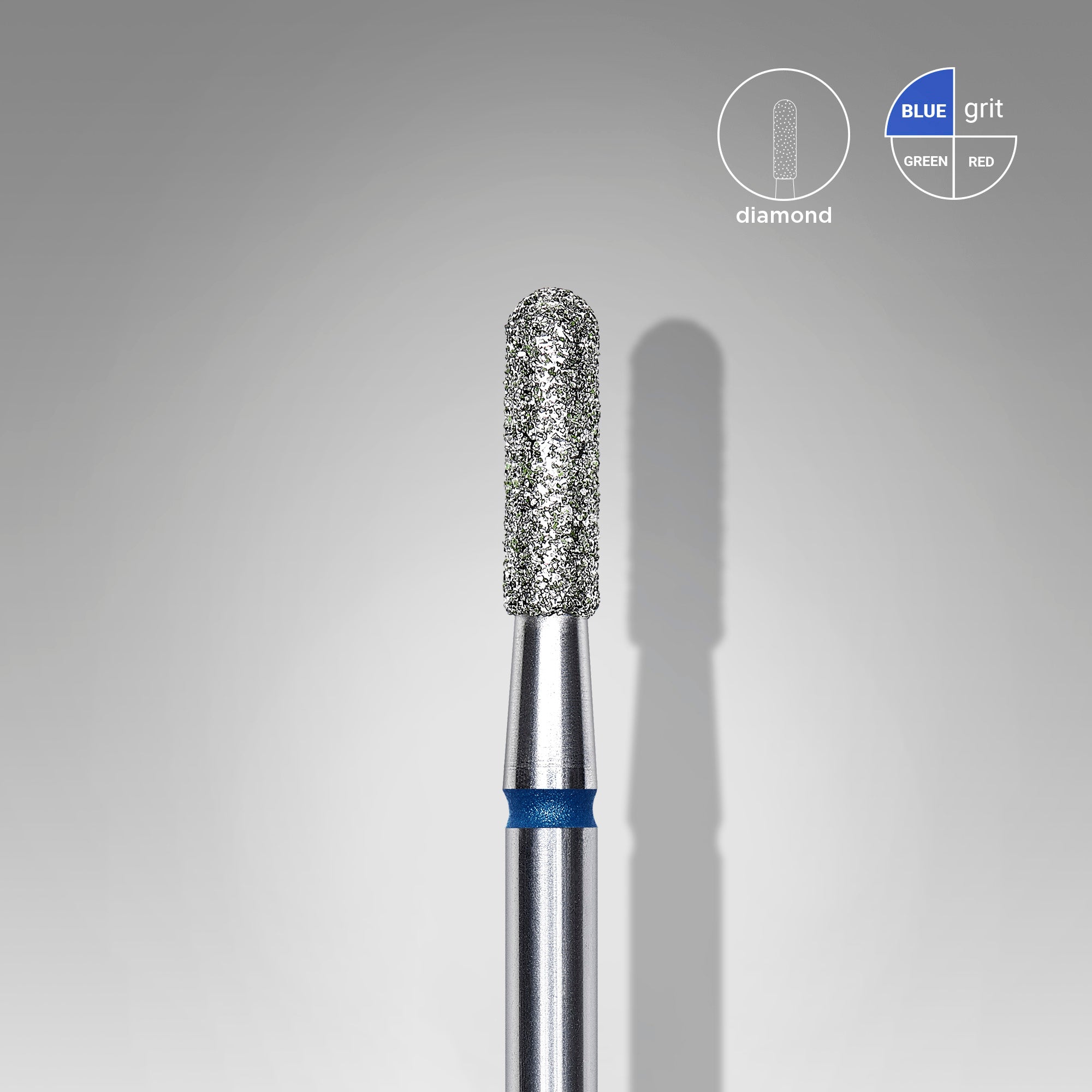 STALEKS Fraise cylindrique bleue, diamètre 2,3 mm / partie active 8 [FA30B023/8]