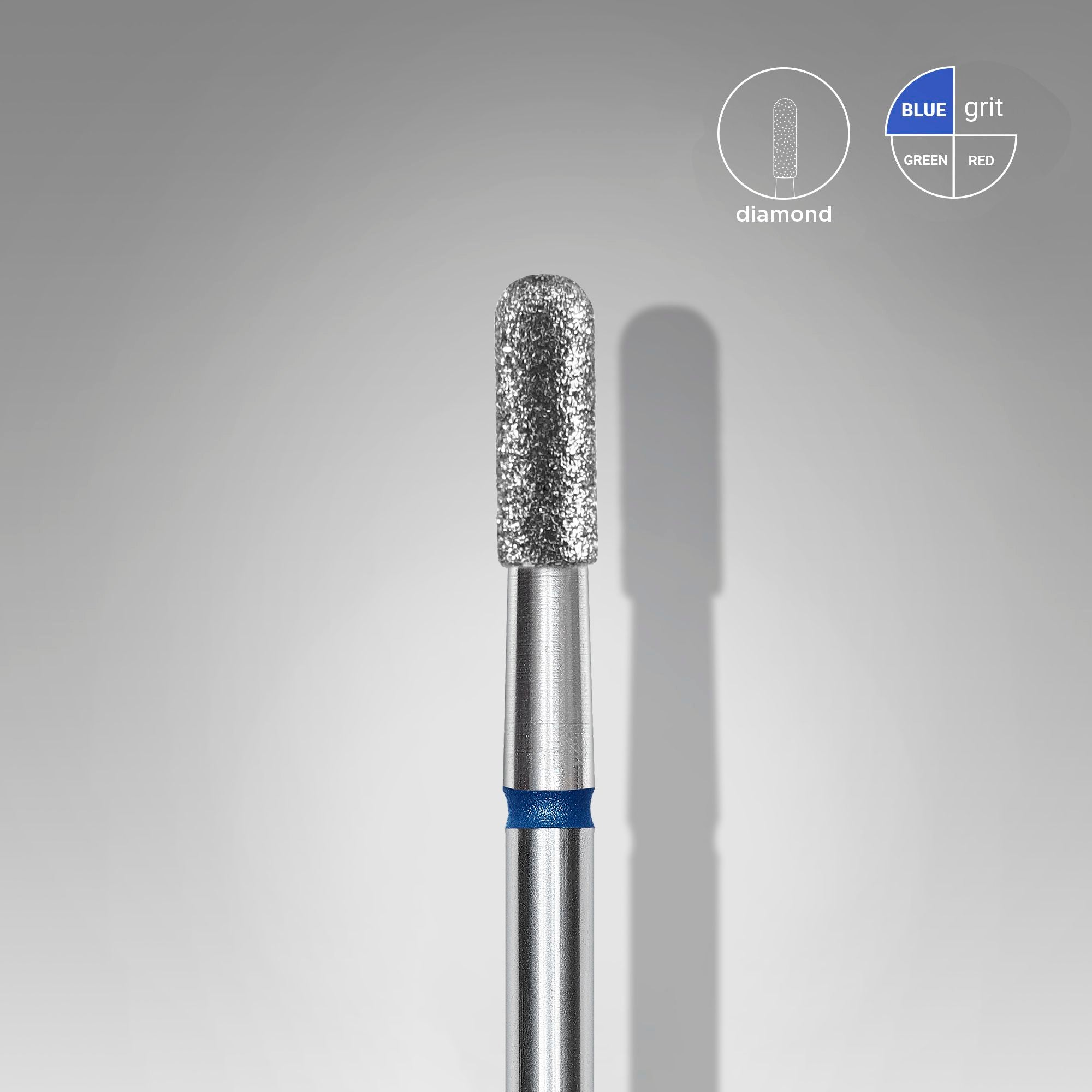 STALEKS Fraise cylindrique bleue, diamètre 2,3 mm / partie active 6,5 [FA30B023/6,5]