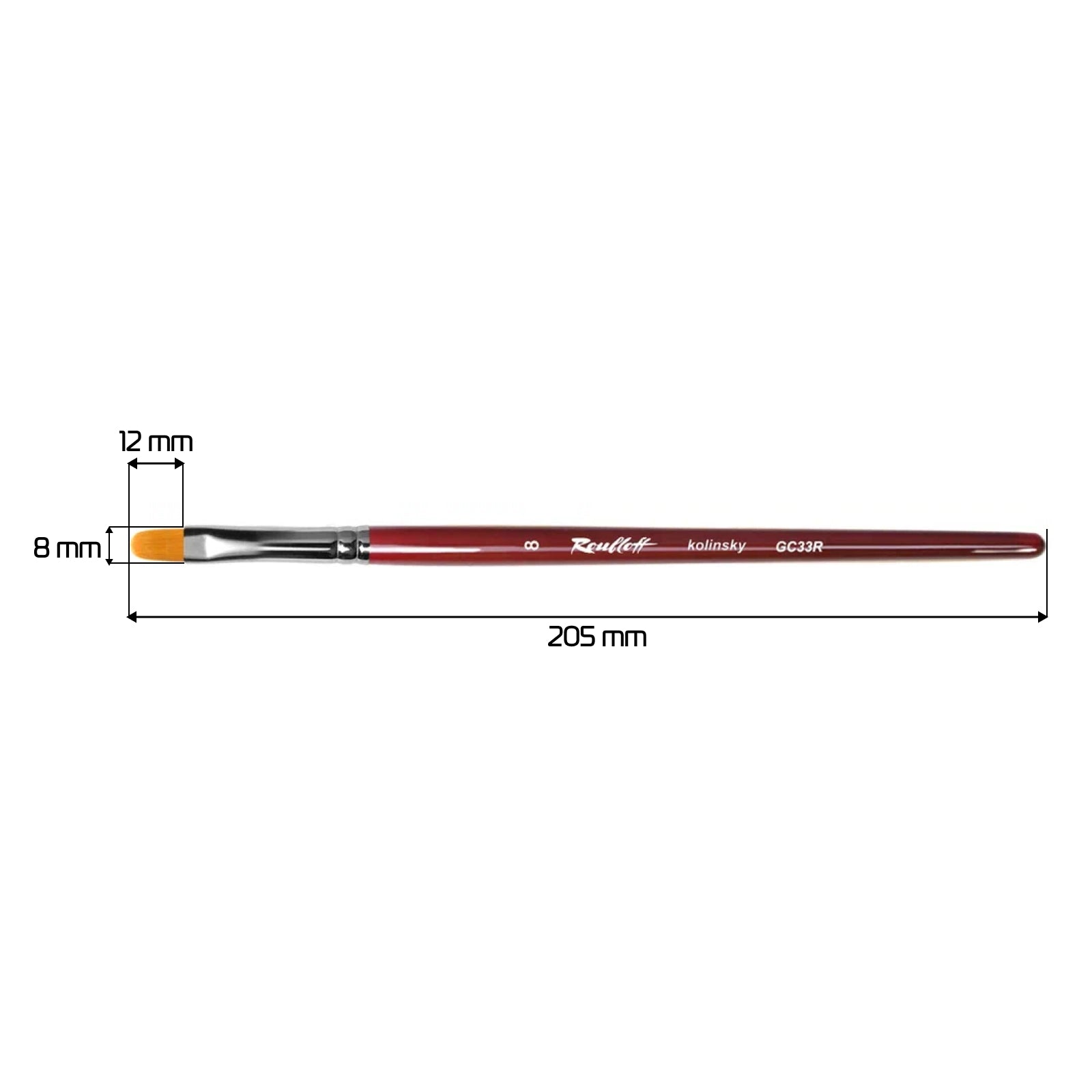 Roubloff, Nail Modeling Brush [GC33R-8]