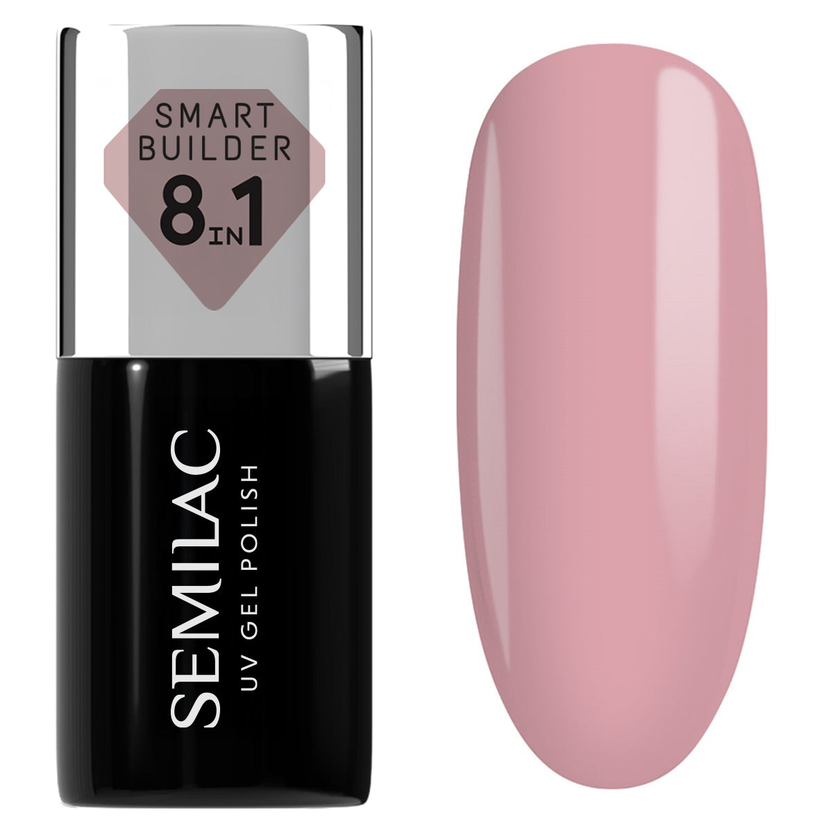 802 Semilac Smart Builder 8 en 1 Nude Rose 7 ml