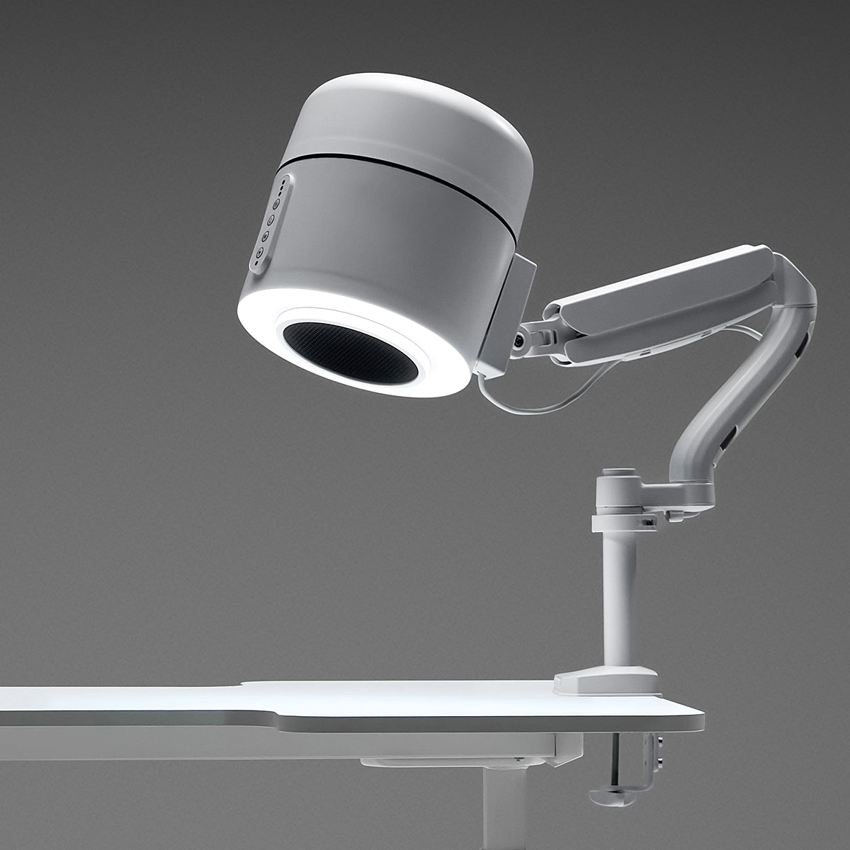 Aspirateur 4BLANC Maestro avec fixation de table et éclairage LED