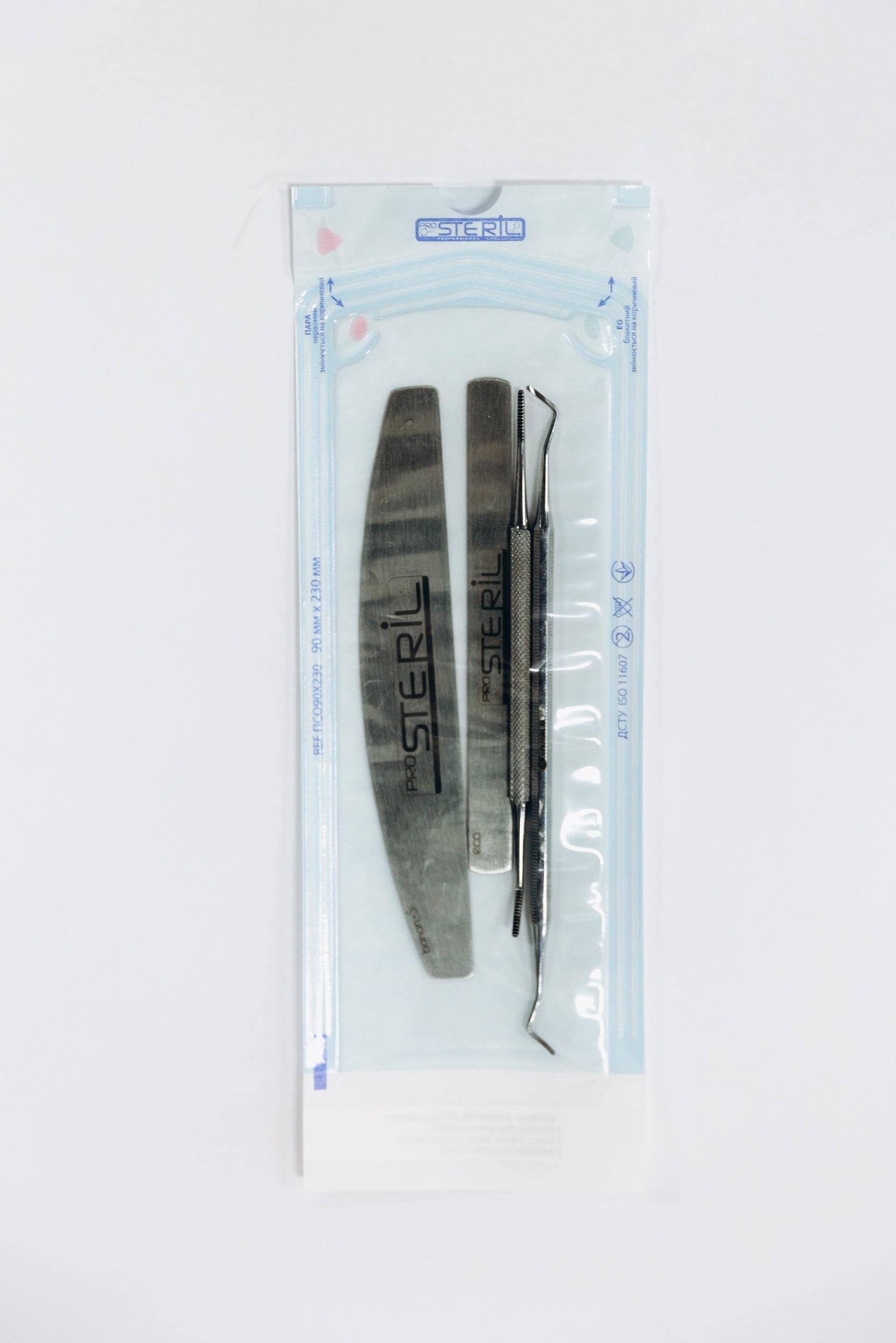 Sacs de stérilisation pour autoclave ProSteril 90 x 230 mm, CS, transparents, avec indicateur, 200 pièces.
