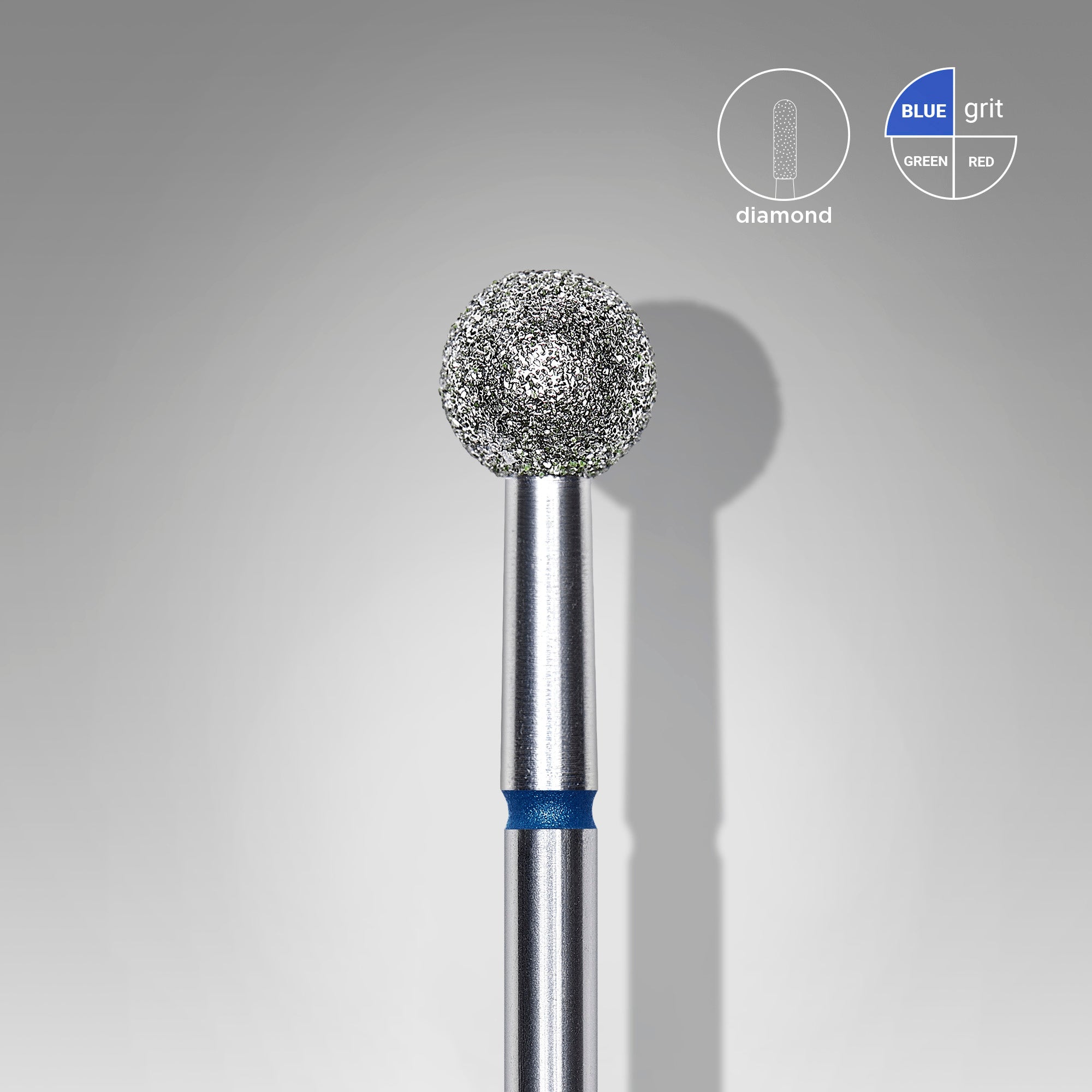 STALEKS Fraise boule bleue, diamètre 5 mm [FA01B050]