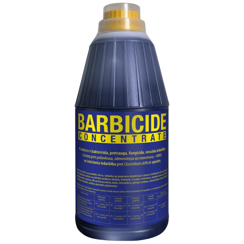 BARBICIDE Concentrate for disinfection of instruments and surfaces, 1:16, 1900ml [155973]