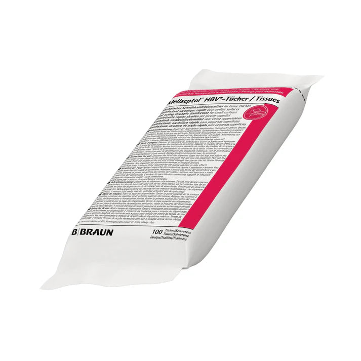 Meliseptol Lingettes désinfectantes pour surfaces HBV, 100 pièces - Recharge