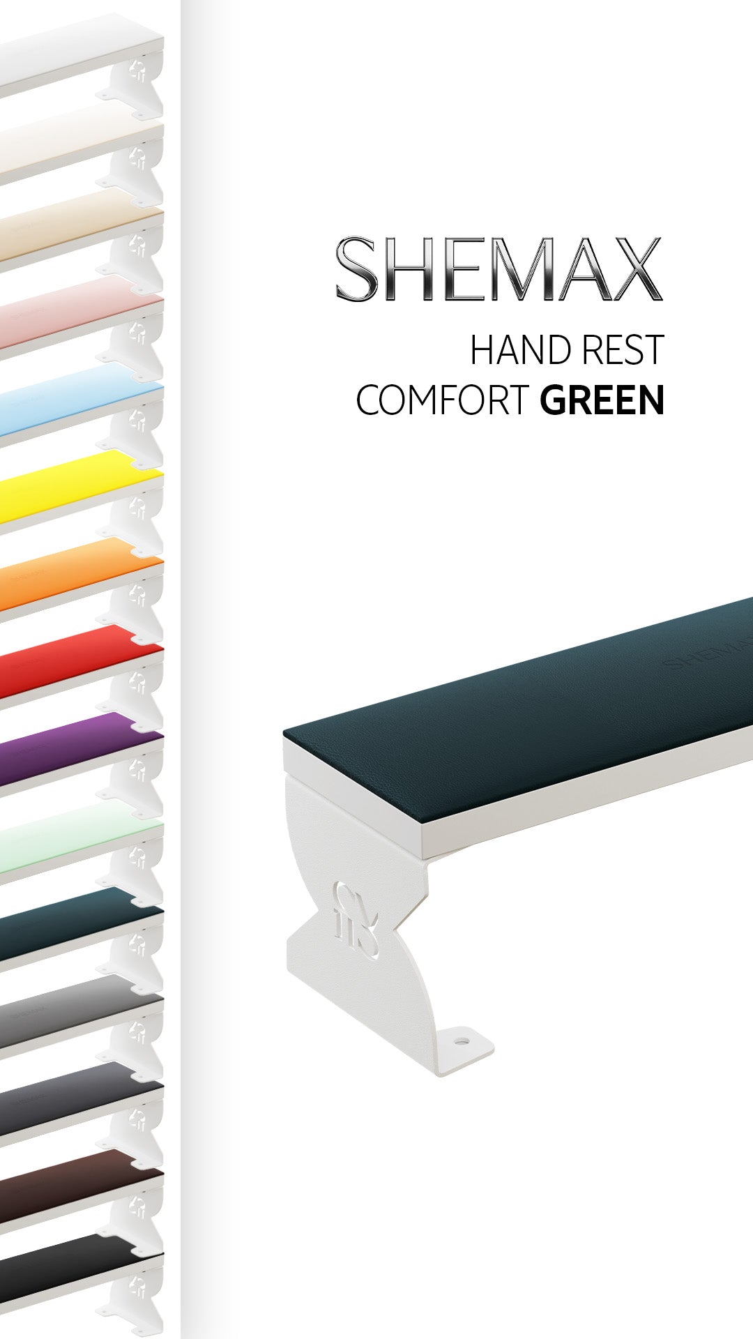 SHEMAX Accoudoir, couleur verte
