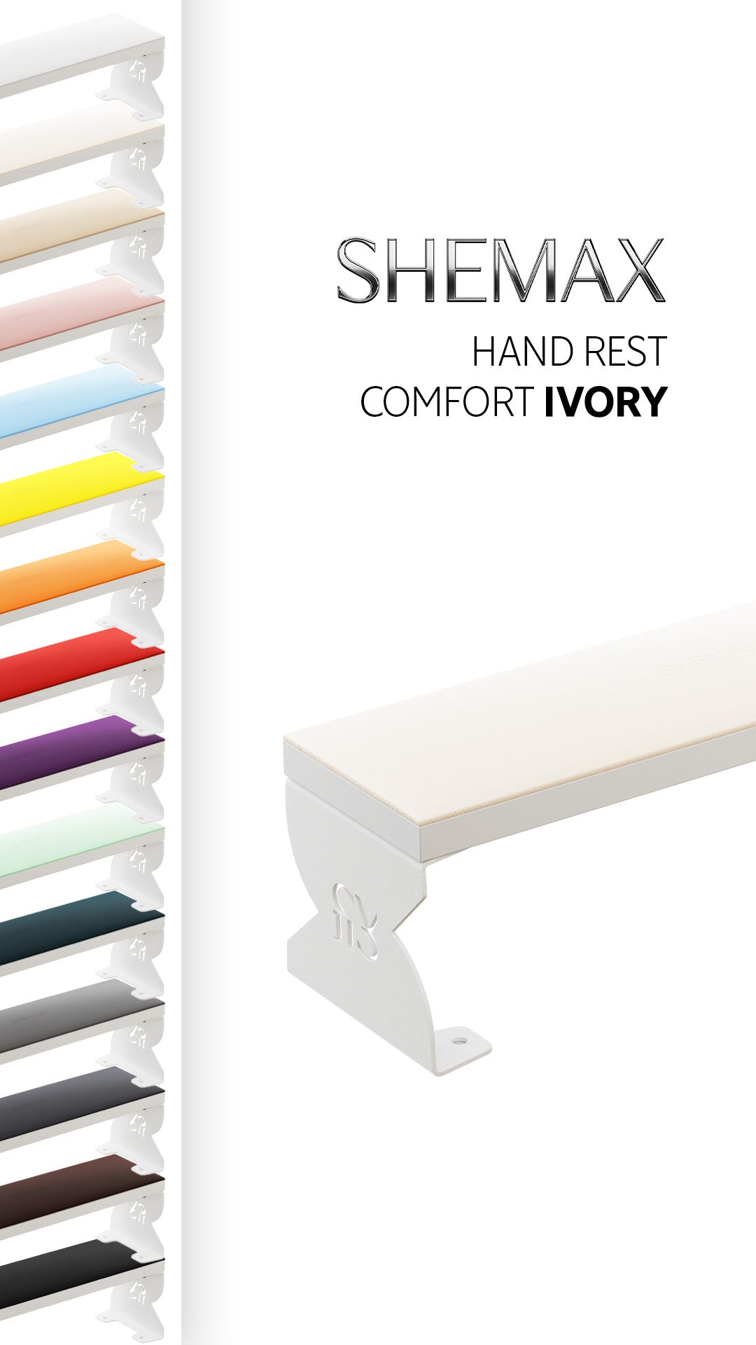 SHEMAX Accoudoir couleur ivoire