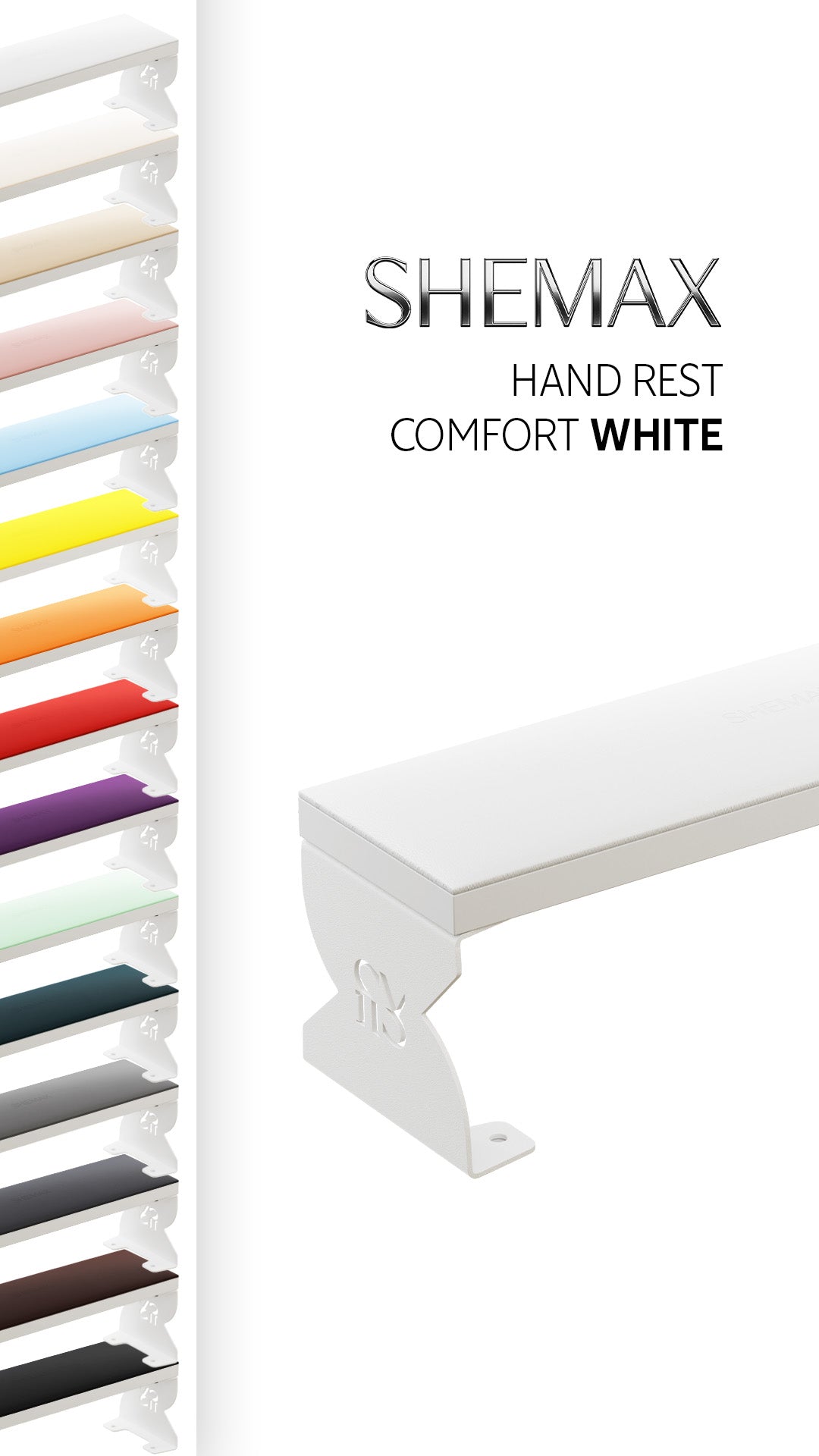 SHEMAX Accoudoir, couleur blanche