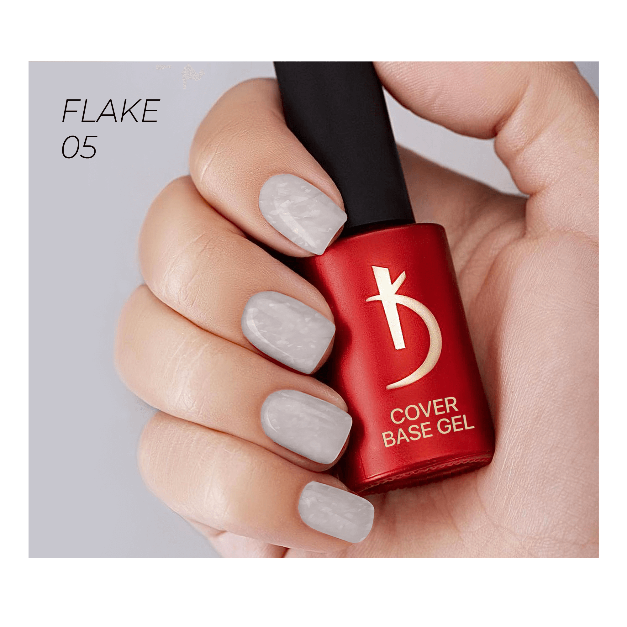 Gel de base KODI Cover Flake 05, 7 ml