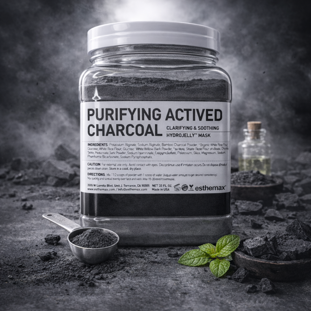 MASQUE HYDROGEL PURIFIANT AU CHARBON ACTIF ESTHEMAX 887 g