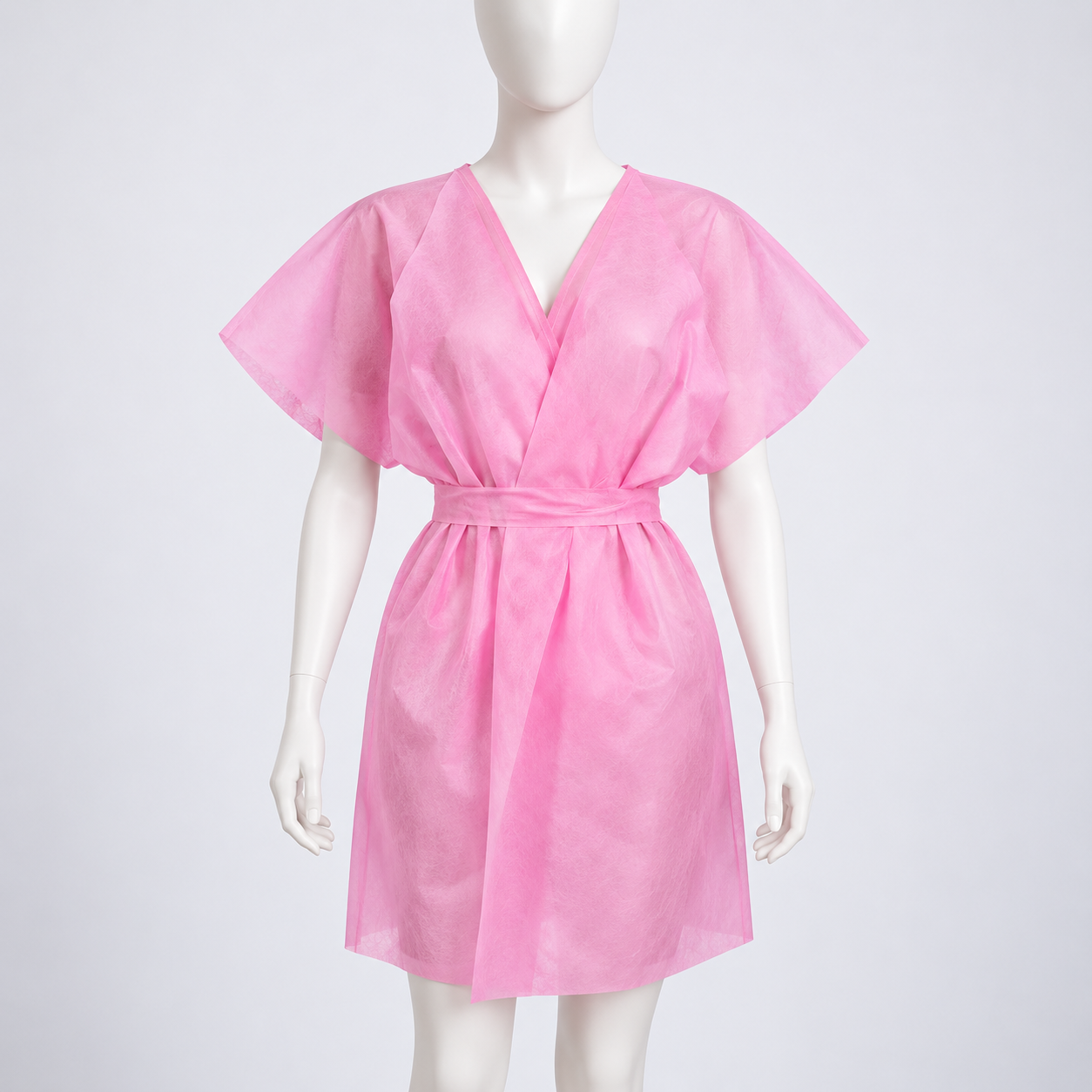 PW Kimono en non-tissé, lot de 5, rose corail