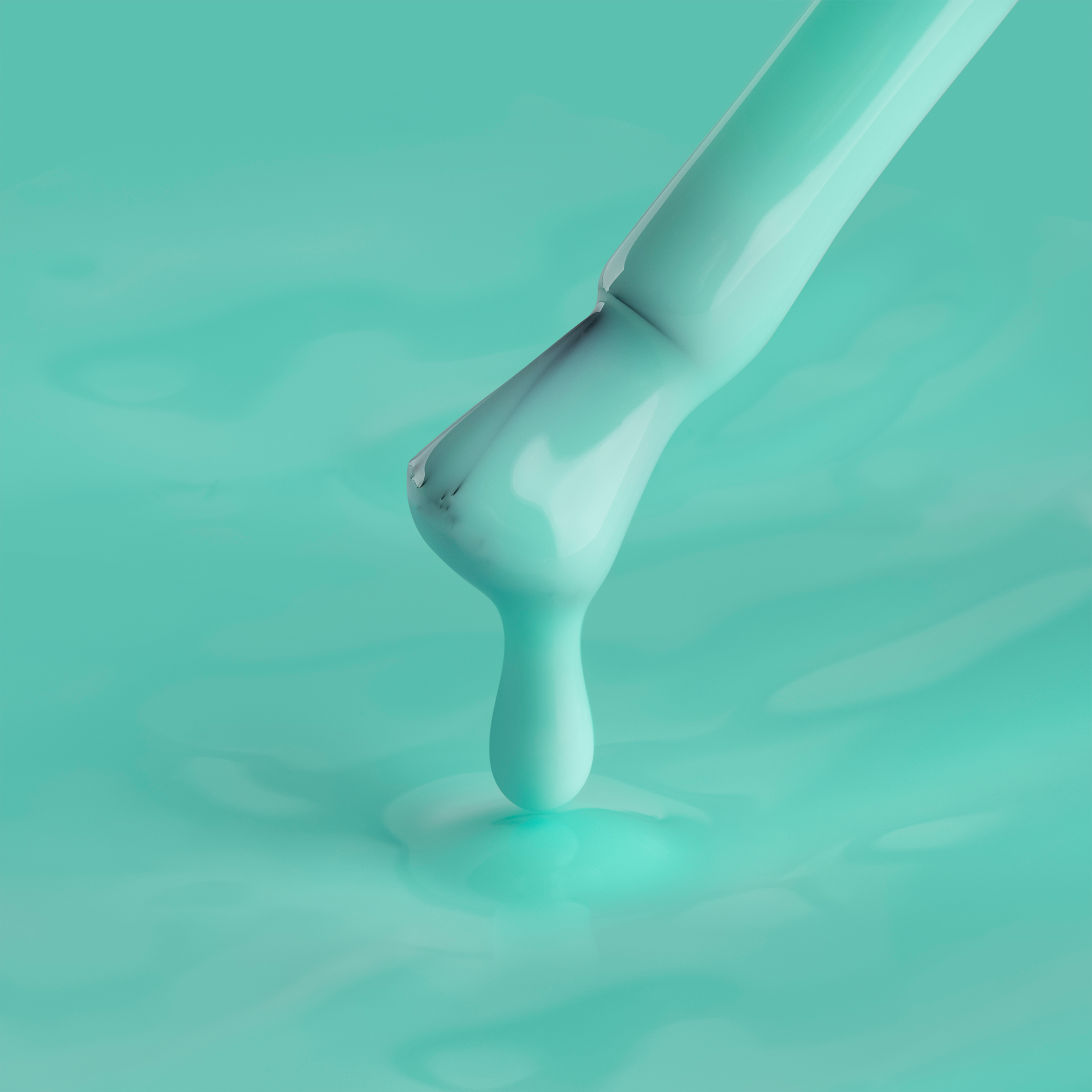 Gel de base coloré KODI, Menthe 7 ml