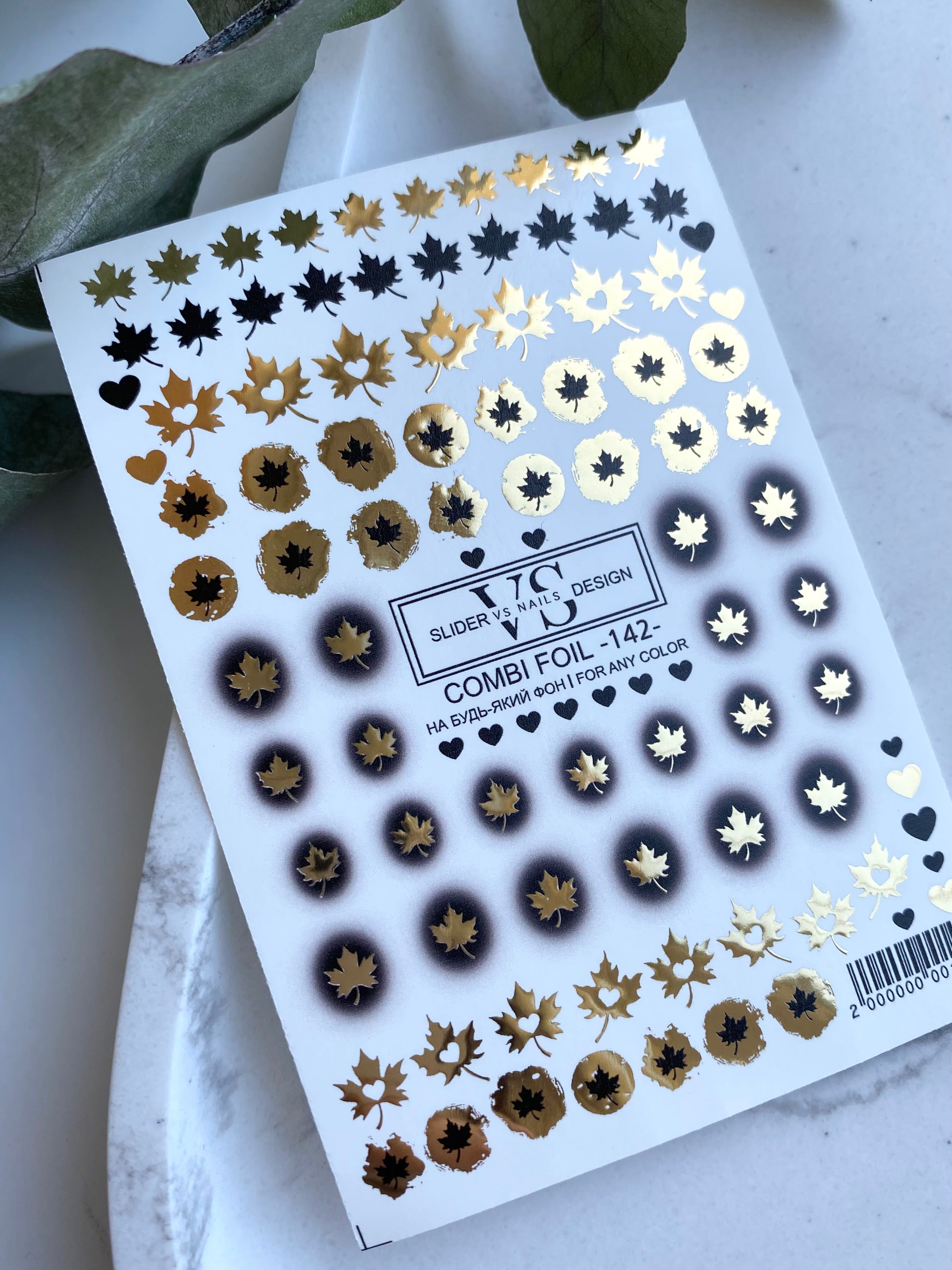 VS NAILS Sliders Combi Foil n° 142
