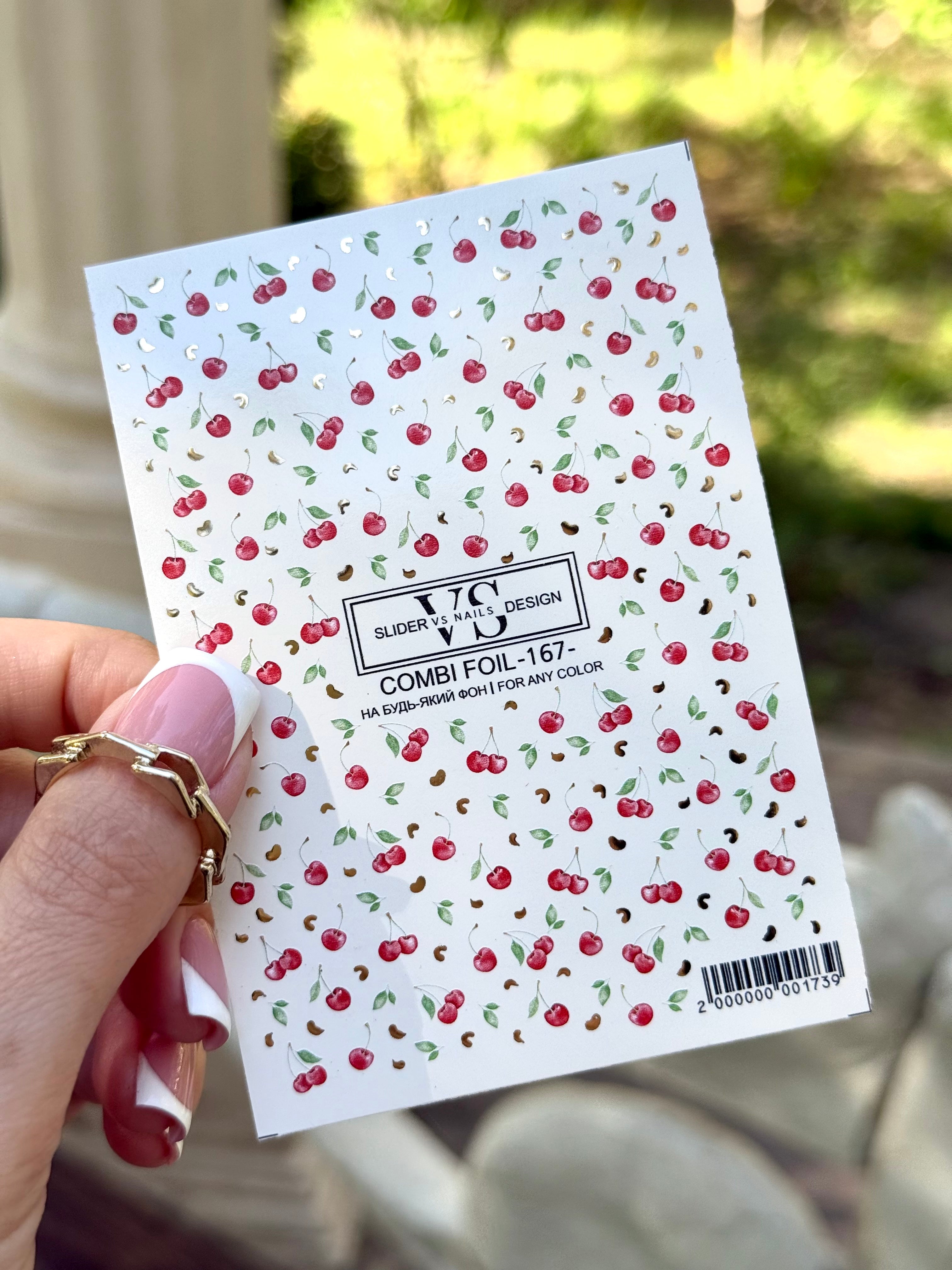 VS NAILS Sliders Combi Foil n° 167
