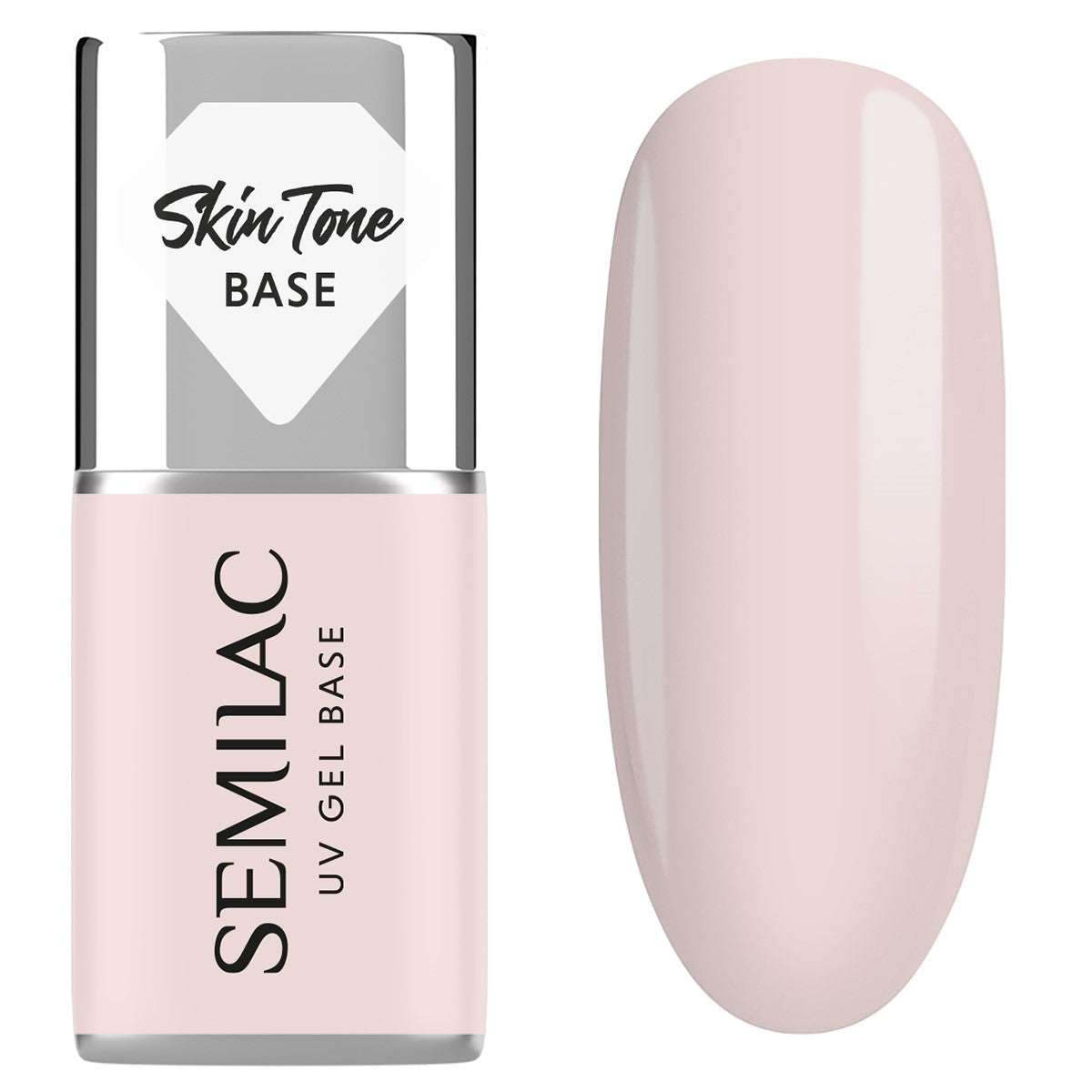 Semilac Base couvrante 2 en 1 teinte Écru 7 ml