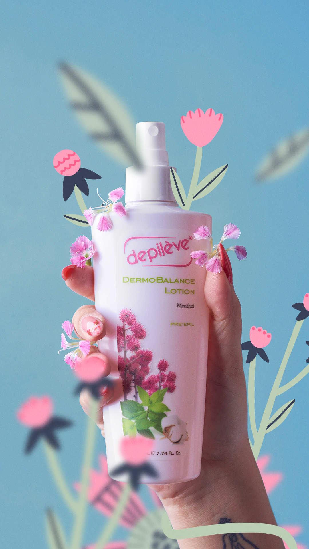 Depileve DERMOBALANCE Lotion pré-épilation 200 ml