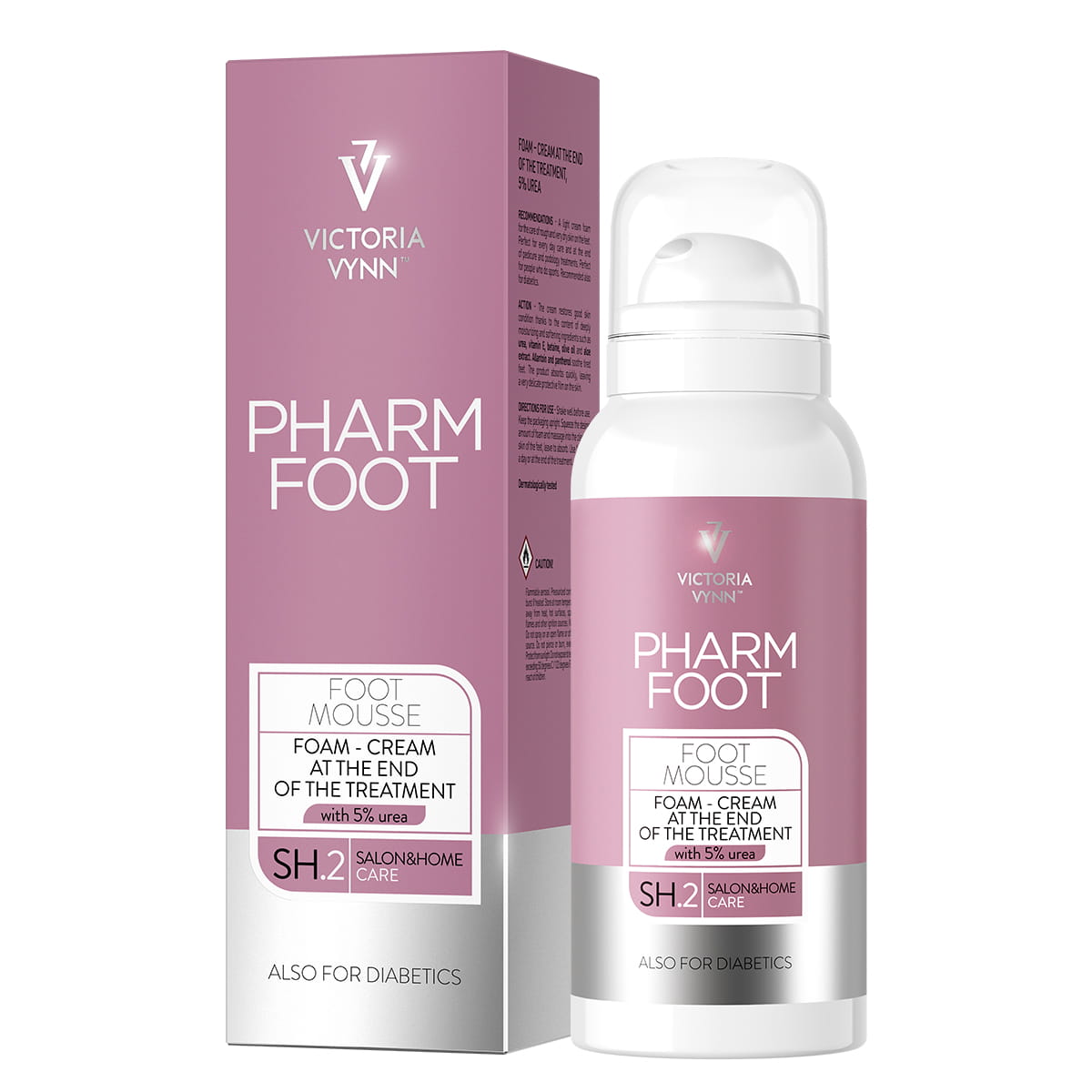 PHARM FOOT Foam-Cream with 5% Urea, FOOT MOUSSE 105ml