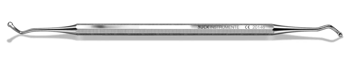 RUCK® INSTRUMENTE : instrument à double face pour la carotte / curette, 17 cm (2014601)