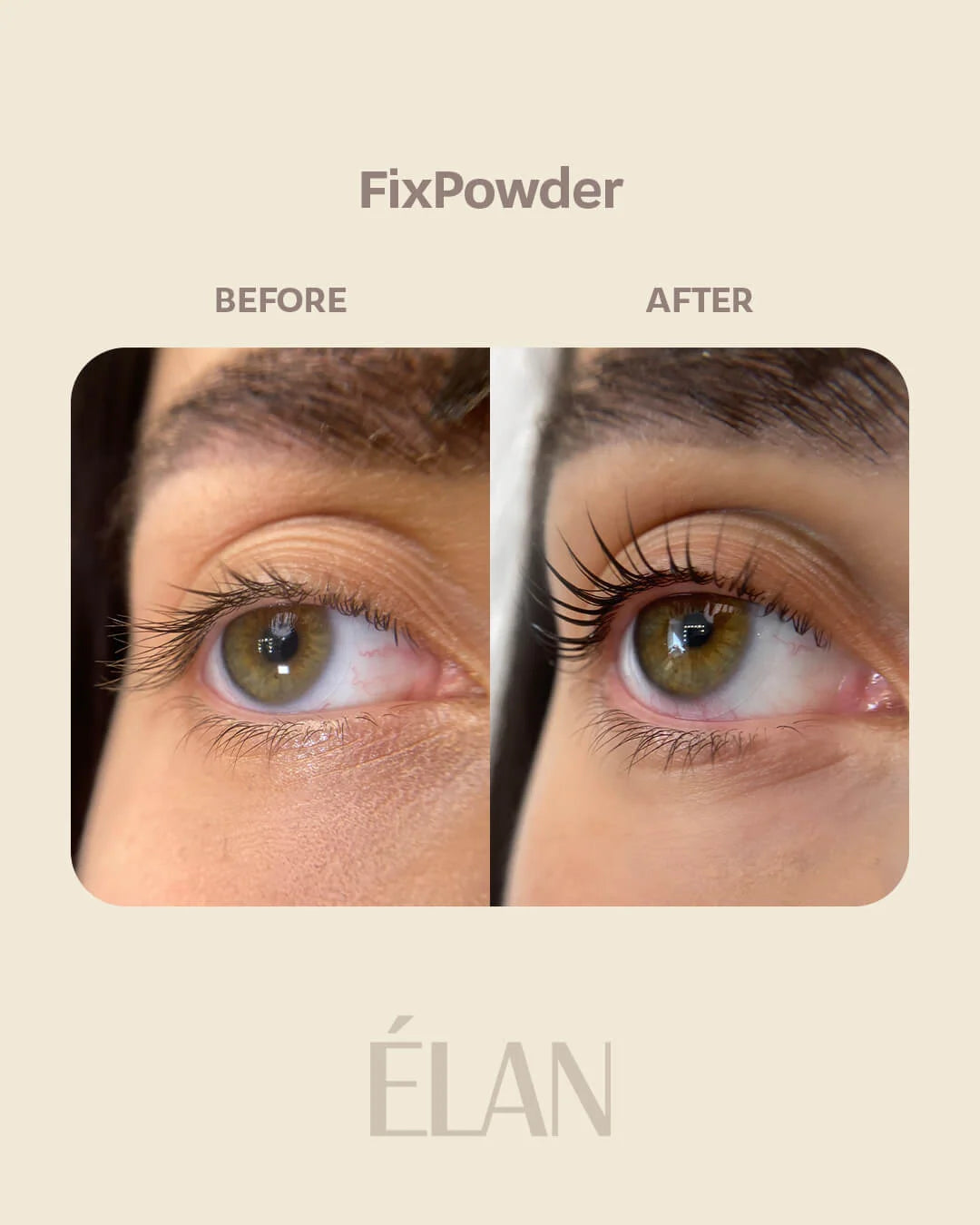 Poudre fixante pour le lifting des cils ELAN FixPowder, 9 g