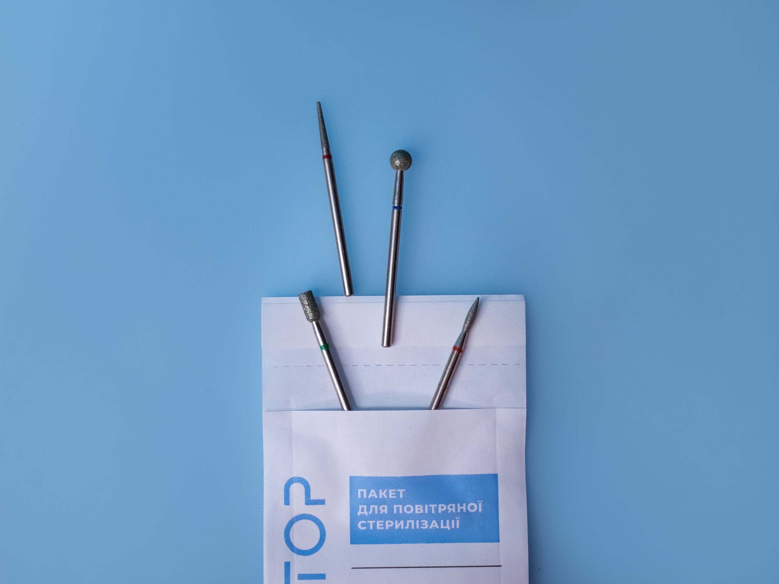 Sachets de stérilisation à l'air chaud MicroSTOP, 60 x 100 mm, blancs, avec indicateur