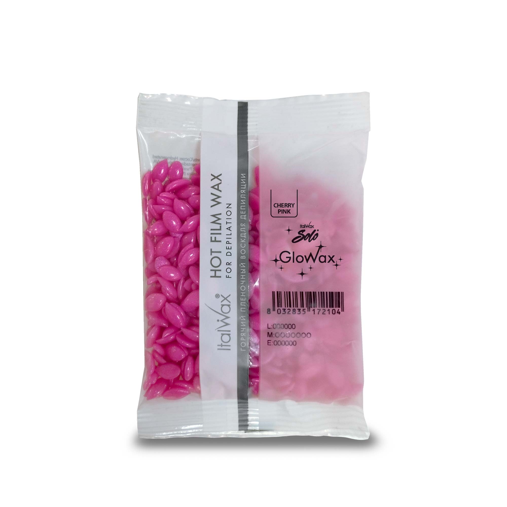 ItalWax SOLO GloWax Cire en feuille, CHERRY PINK 100 g