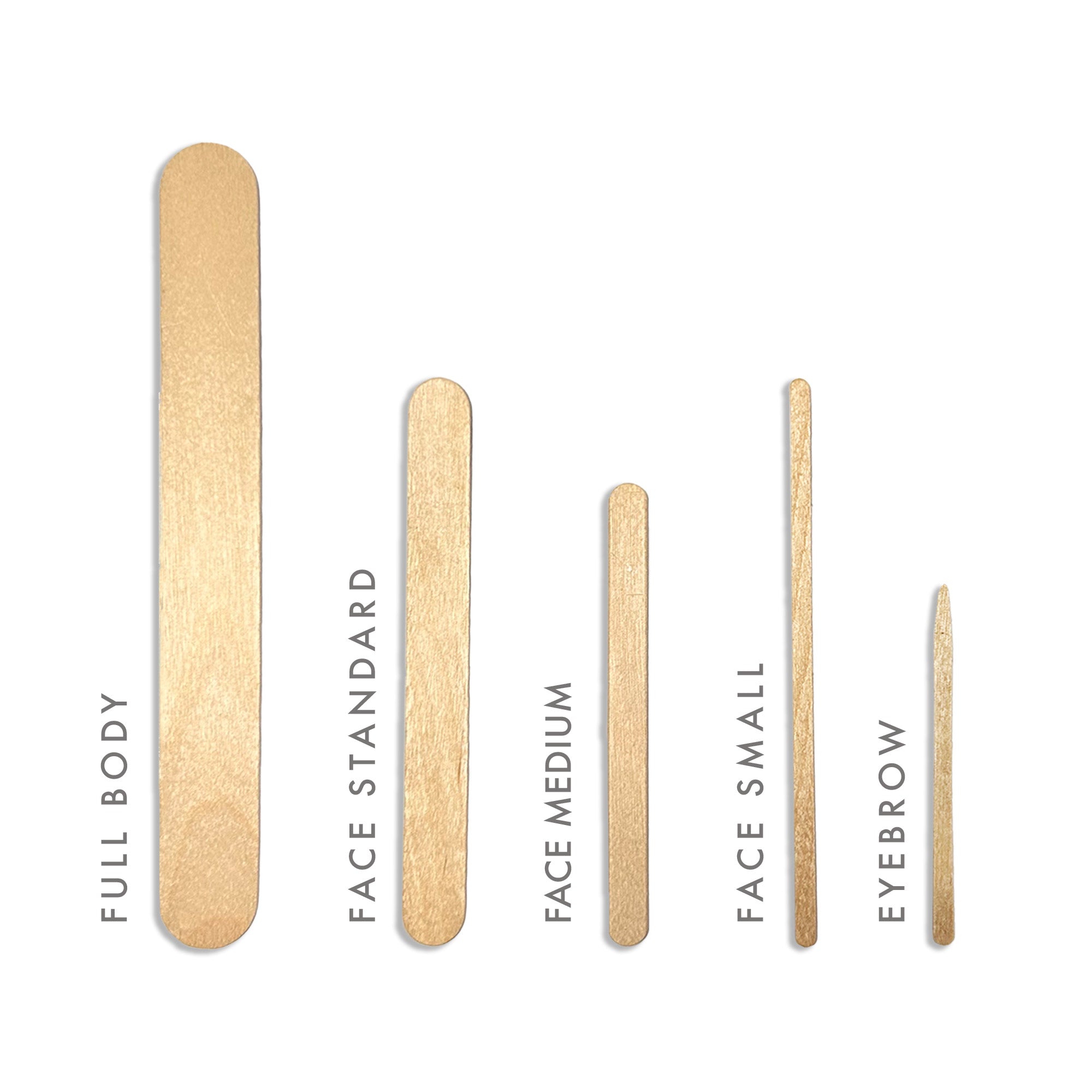 Italwax Spatules en bois pour le cirage, Medium, 114 x 10 x 2 mm, 100 pièces [D000210]