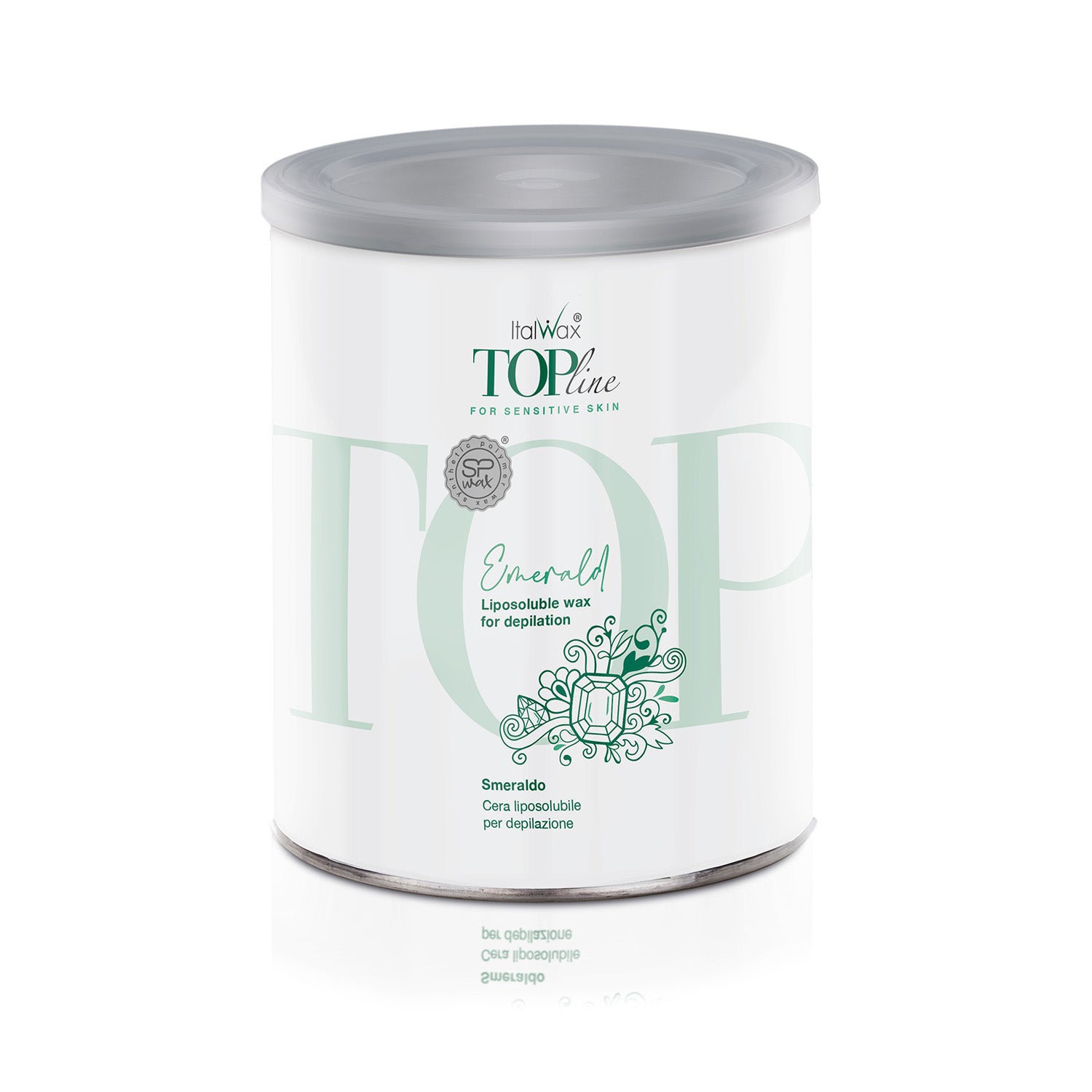ItalWax TOPline Soft wax in can - EMERALD 800 ml