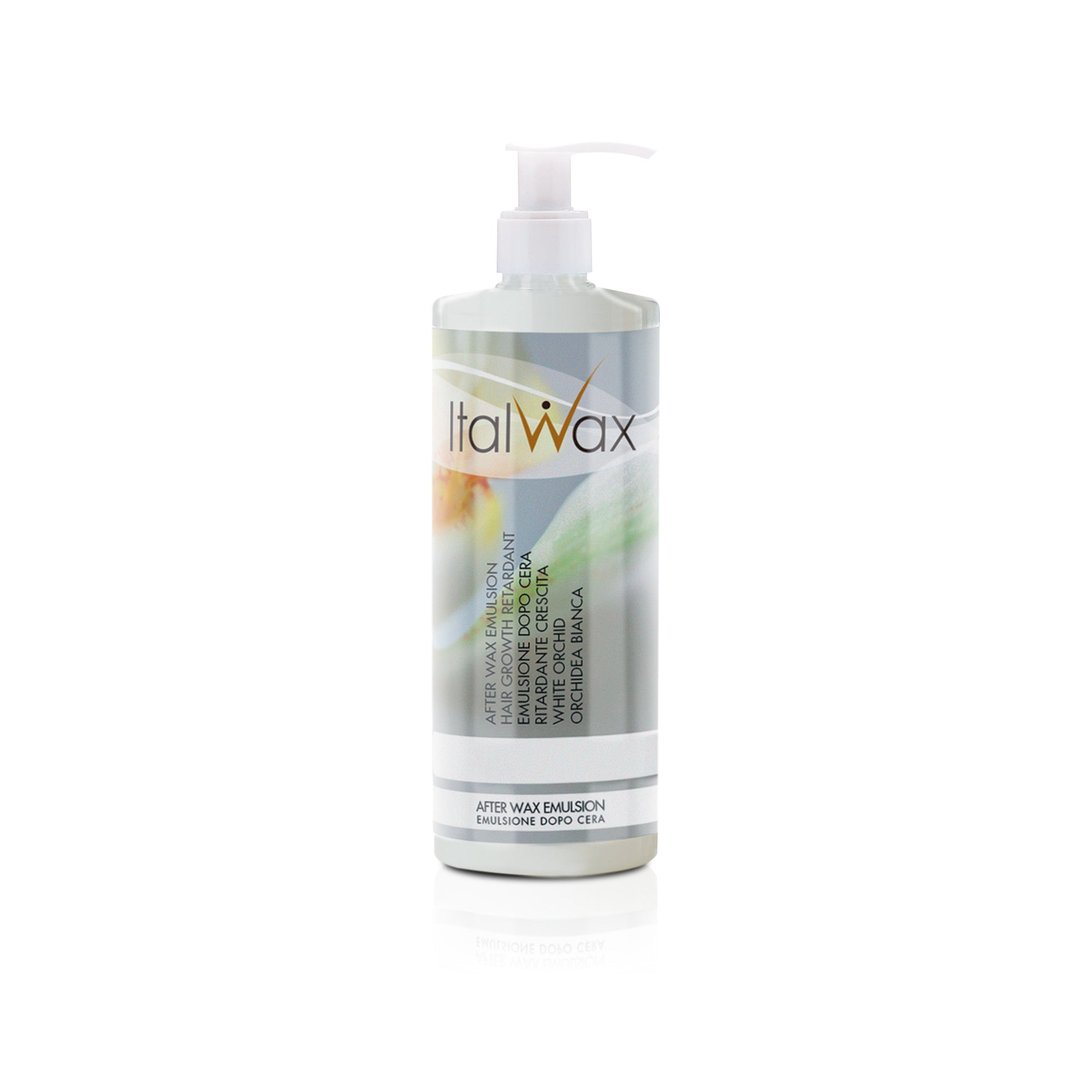 ItalWax AFTER WAX EMULTION Émulsion post-épilation à l'orchidée blanche, 500 ml