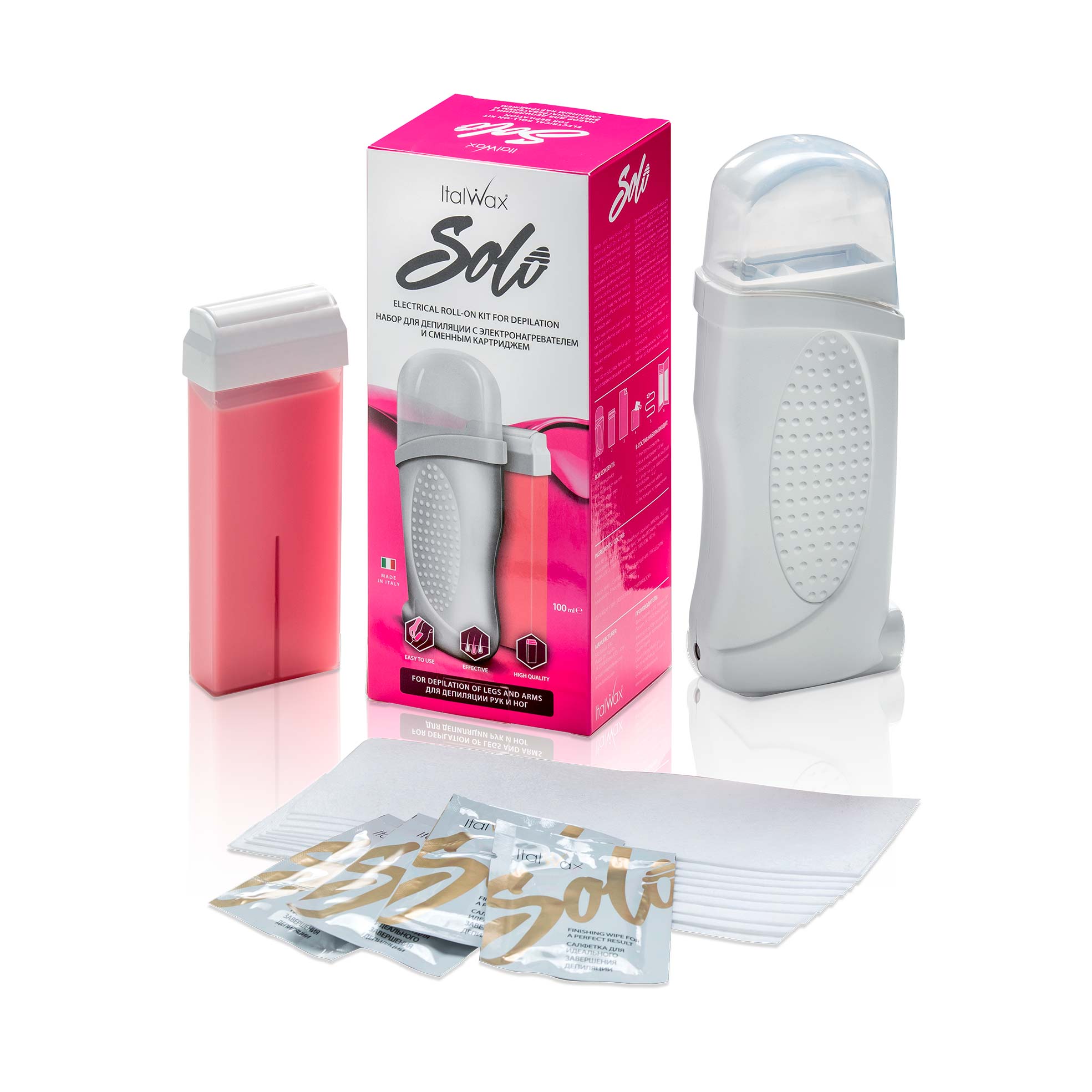 Fusible ItalWax SOLO Classic avec cartouche Rose