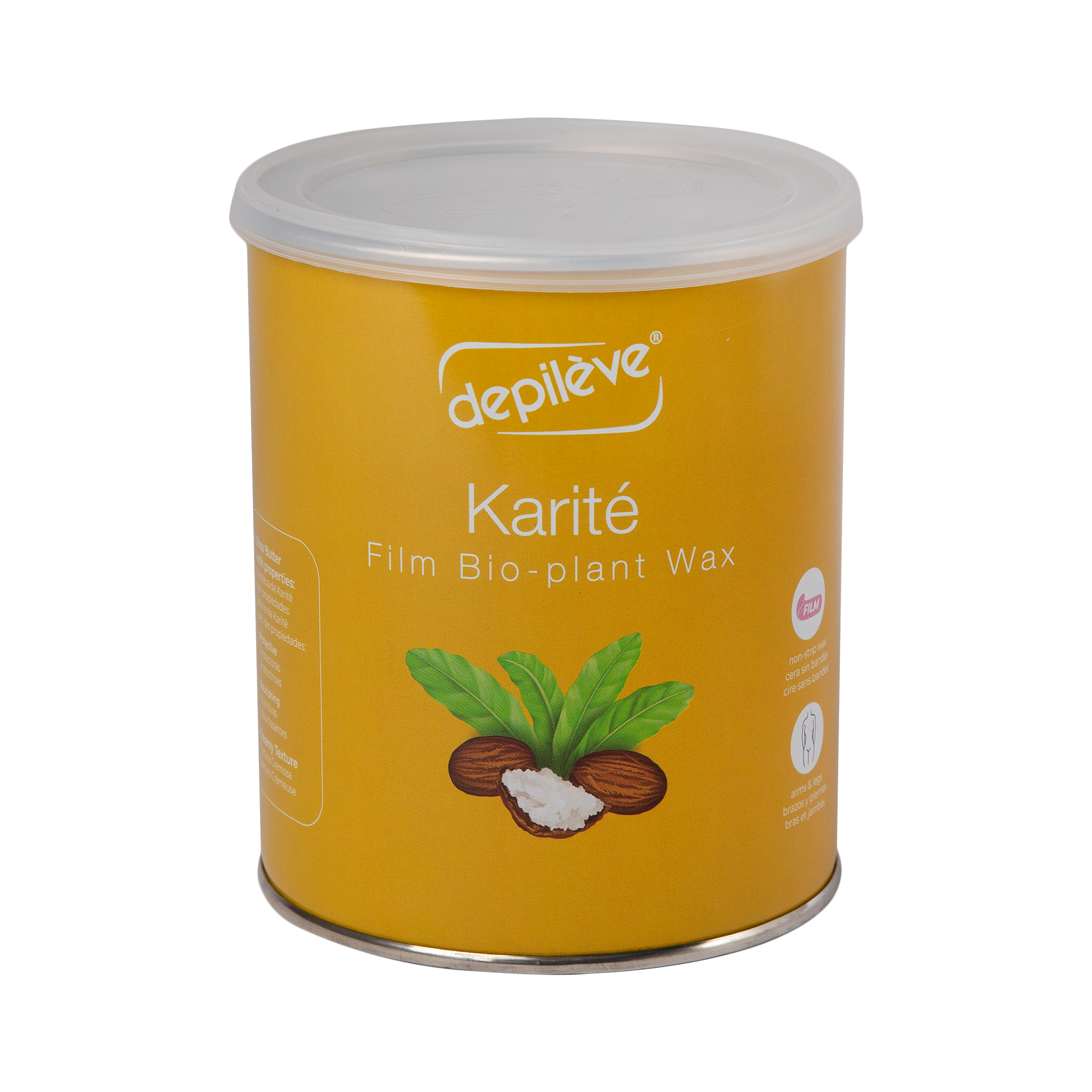 Depileve KARITE (SHEA BUTTER) Film wax in a can 800 ml