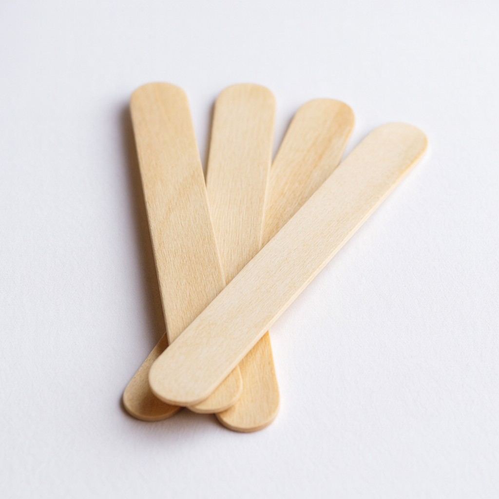 PW Spatules en bois, 100 pièces, MAXI, 15 x 1,7 cm, non stériles
