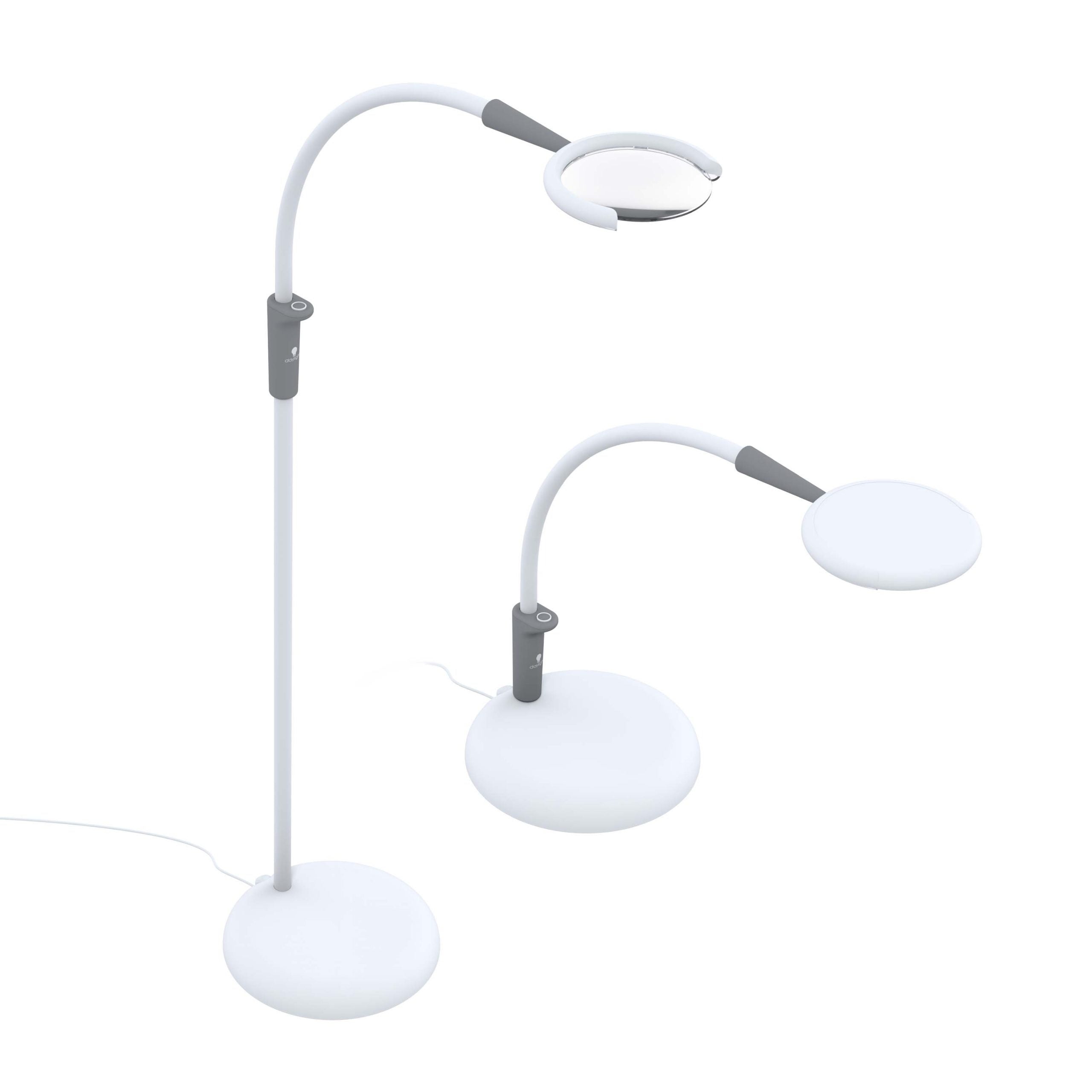 Lampe LED de table et de sol Daylight - avec loupe [Magnificent Pro]