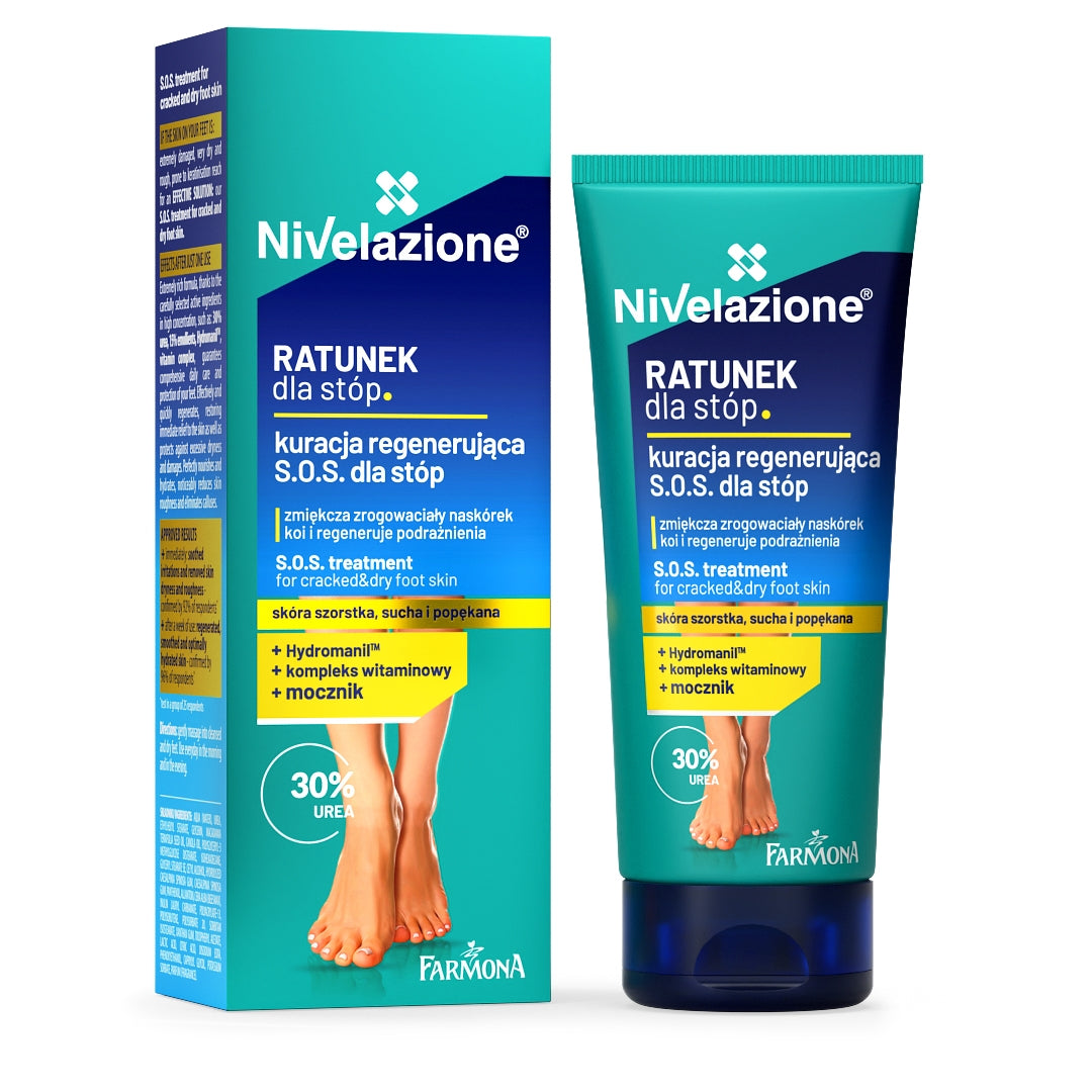Farmona NIVELAZIONE S.O.S. - Soin pour les pieds secs et gercés, 50 ml