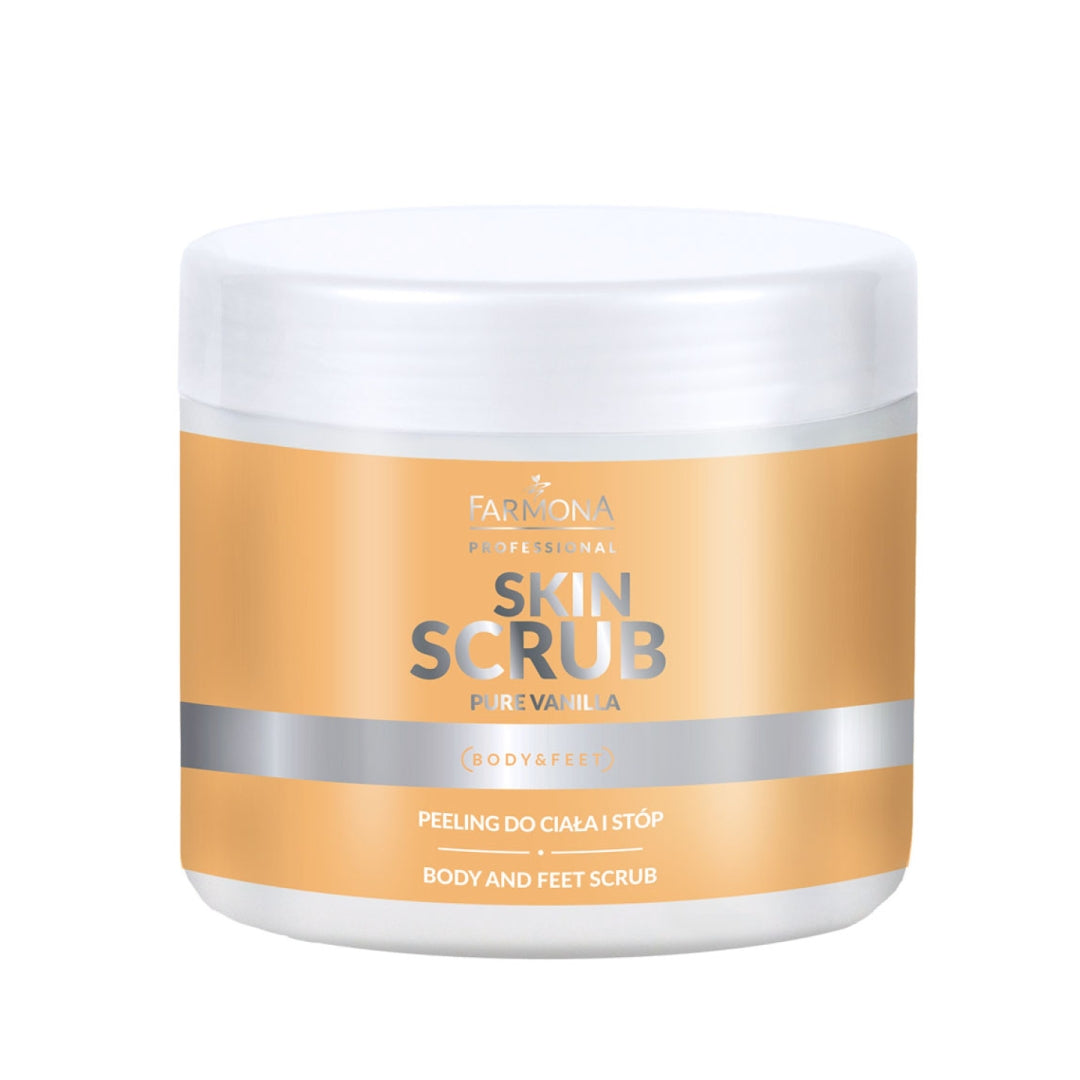 Farmona SKIN SCRUB PURE VANILLA Body and Foot Scrub with Vanilla Extract 500g