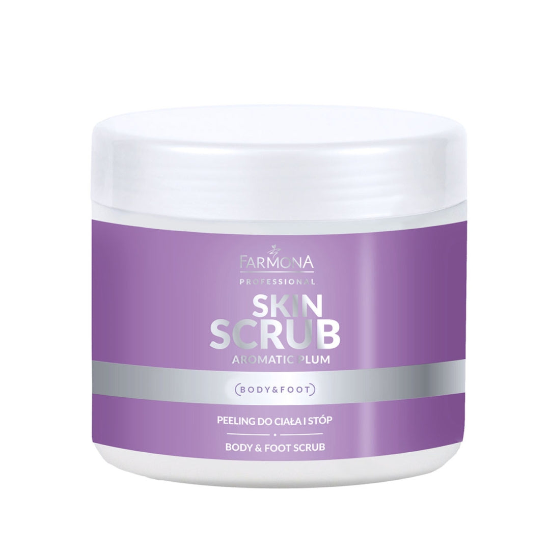 Farmona SKIN SCRUB AROMATIC PLUM Body and Foot Scrub with Plum Extract 500g