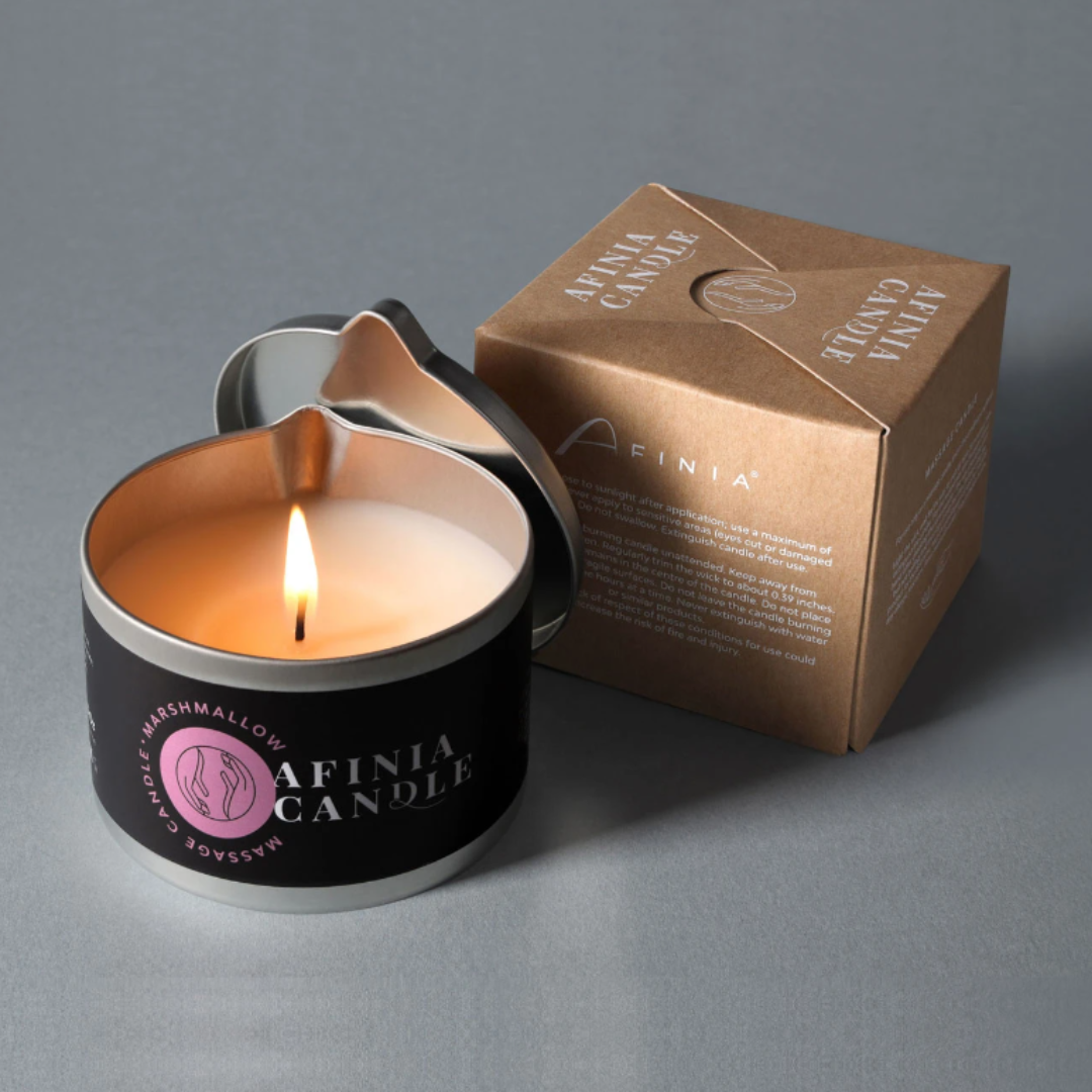 Afinia Aromatic Massage Candle, Marshmallow, 150 g