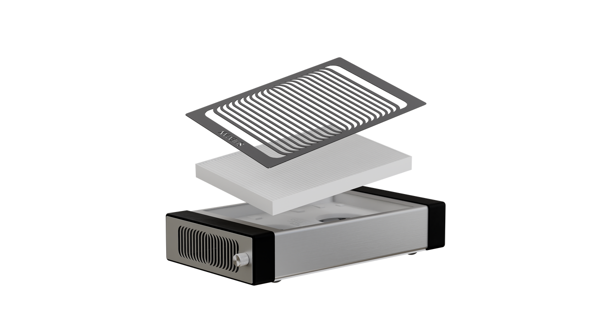 SheMax Style PRO Noir - Aspirateur professionnel pour manucure