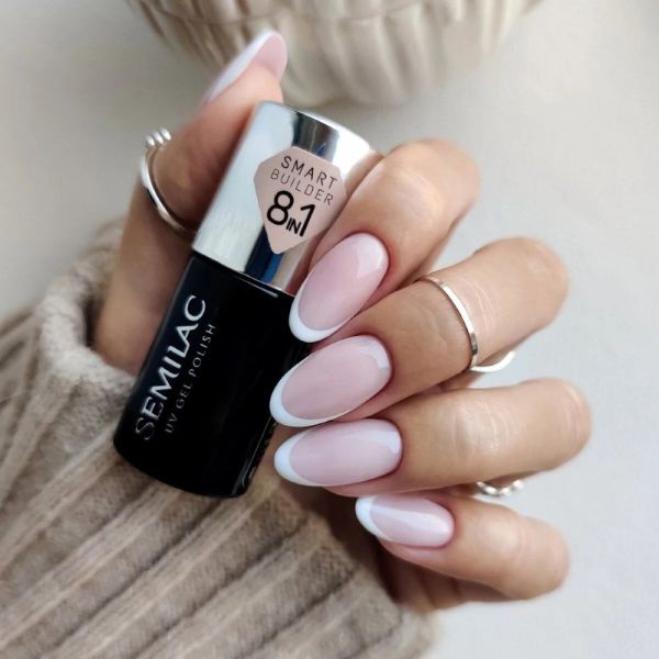 803 Semilac Smart Builder 8 en 1, rose tendre, 7 ml