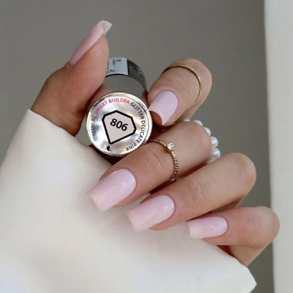 806 Semilac Smart Builder 8-en-1 Glitter Rose délicat 7 ml