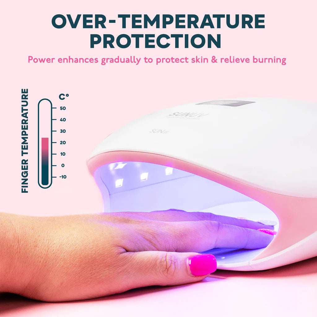 SUN4S Pink UV/LED table lamp with Smart 2.0 function