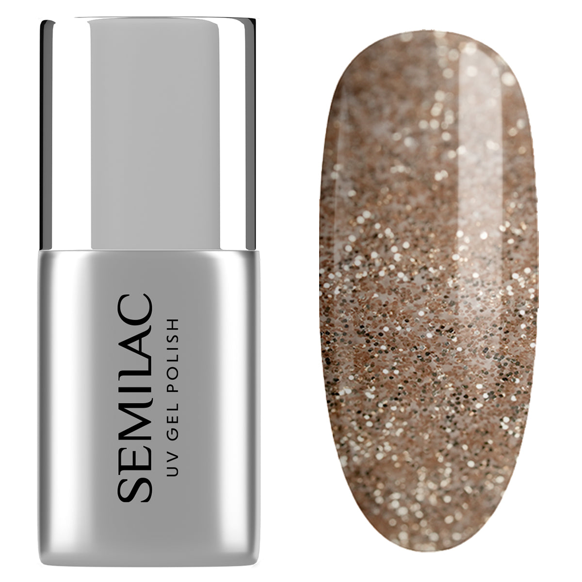 Gel UV de finition Semilac « Old Money » T33, 7 ml (sans essuyage)