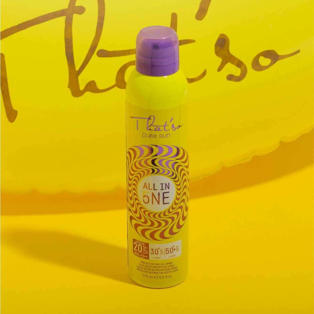 THAT'SO Spray solaire tout-en-un SPF 20/30/50, 175 ml