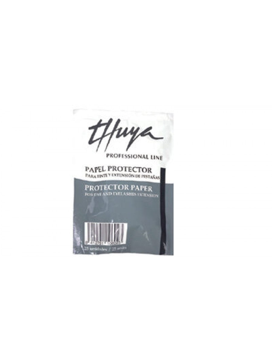 THUYA Papier de protection pour l'extension et la teinture des cils, 25 pièces