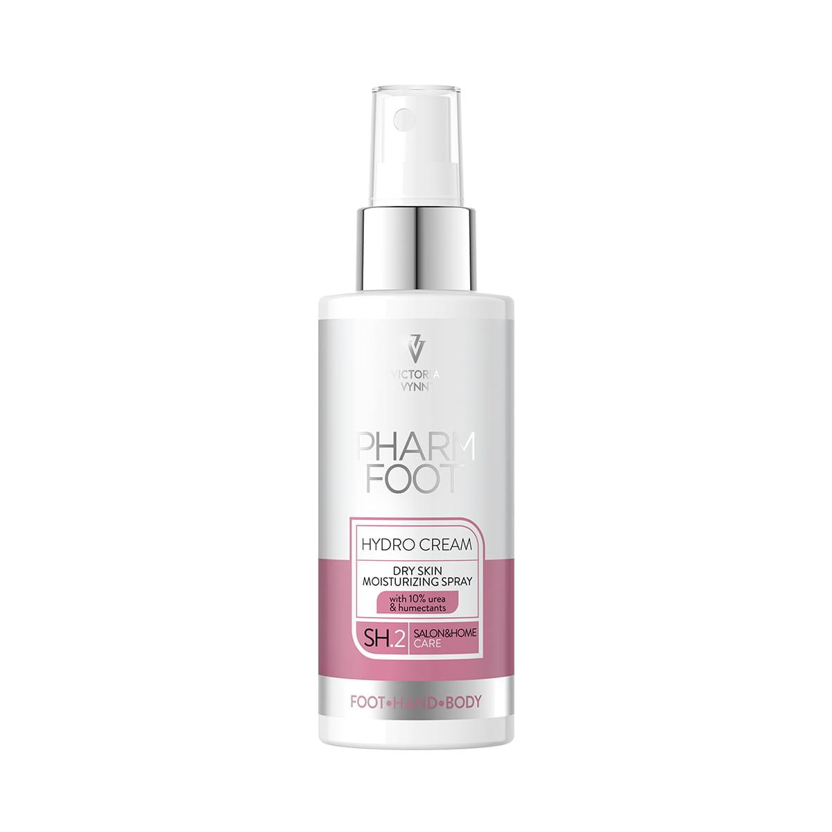 PHARM FOOT Spray hydratant pour peau sèche, contenant 10 % d'urée et des agents hydratants, HYDRO CREAM 150 ml