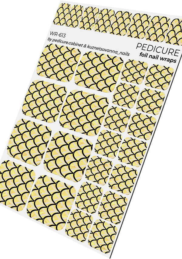 Film de pédicure avec feuille d'or [WR-613]